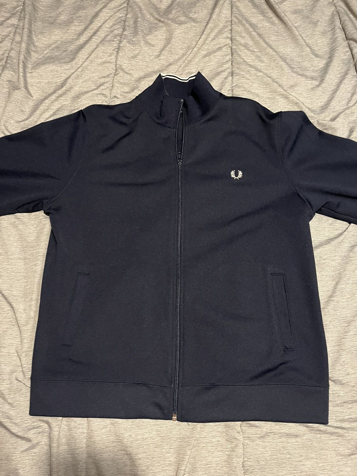 Designer × Fred Perry × Vintage Vintage Fred Perry Track Jacket Size US L / EU 52-54 / 3 - 2 Thumbnail