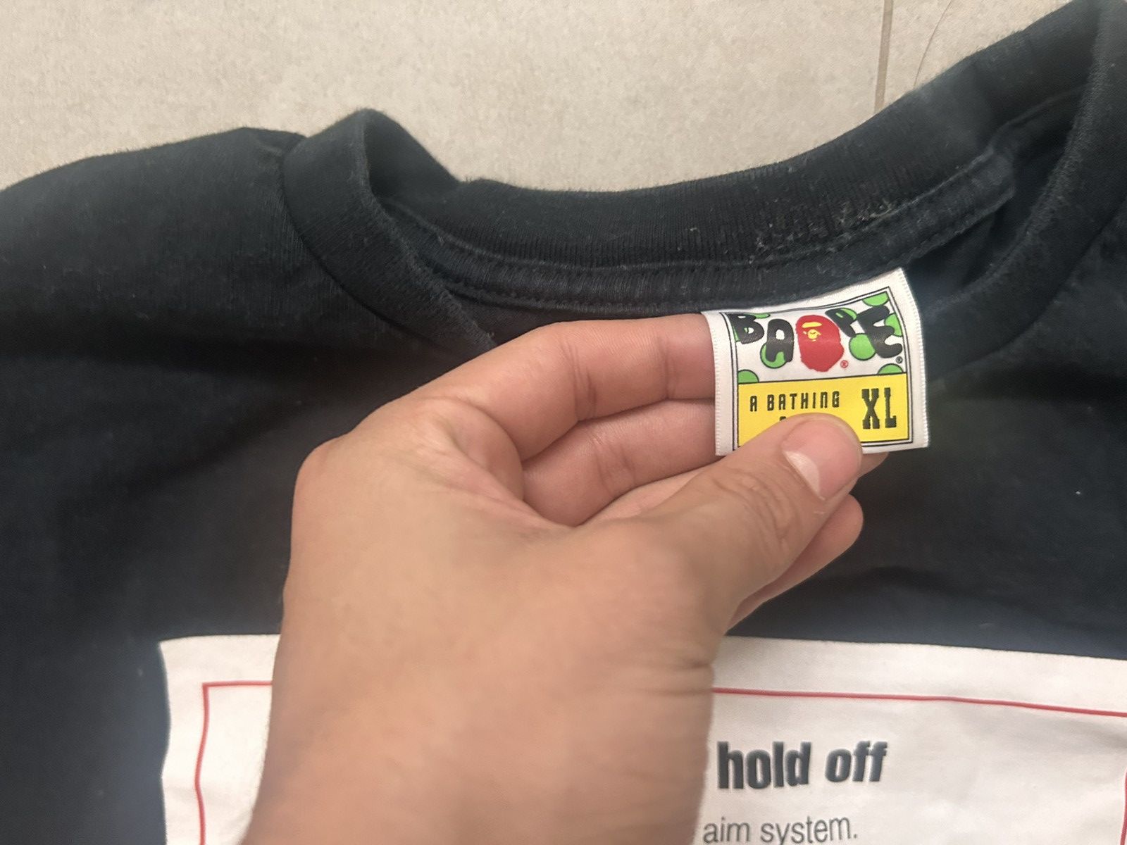 Bape No Windage Tee Size US XL / EU 56 / 4 - 2 Thumbnail