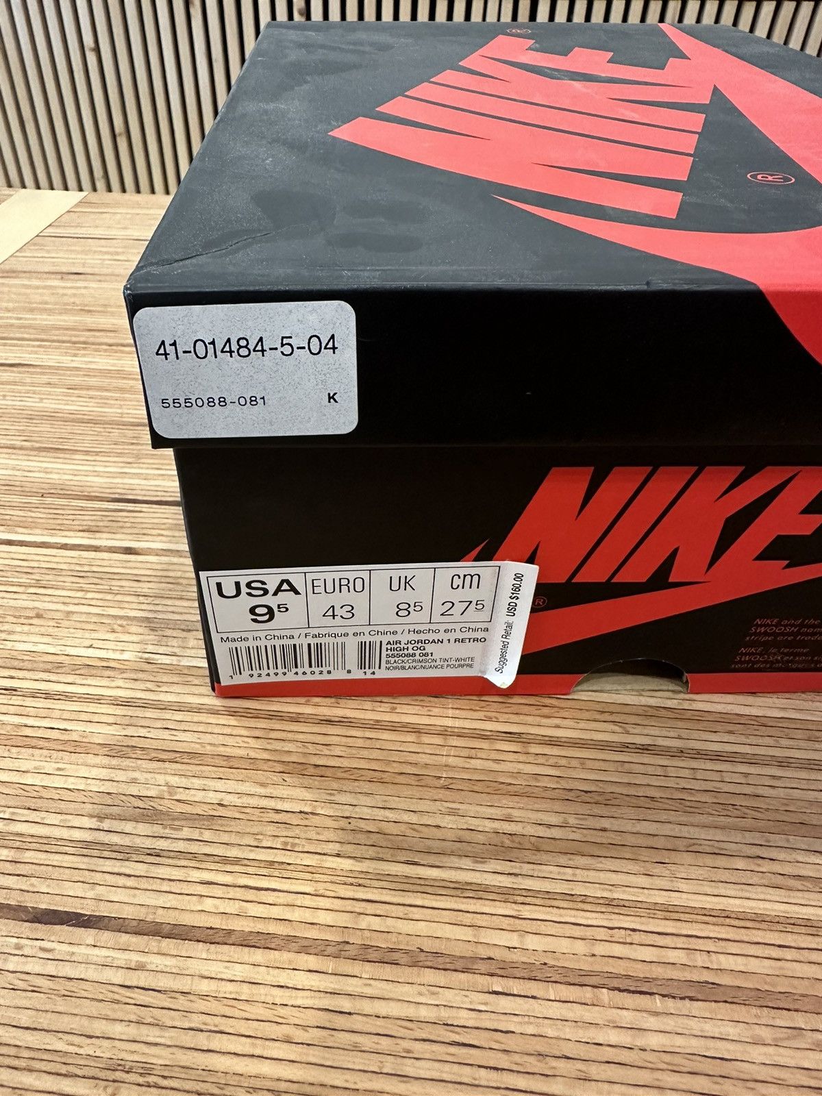 Jordan Brand Jordan 1 Retro High OG Crimson Tint Size US 9.5 / EU 42-43 - 2 Thumbnail