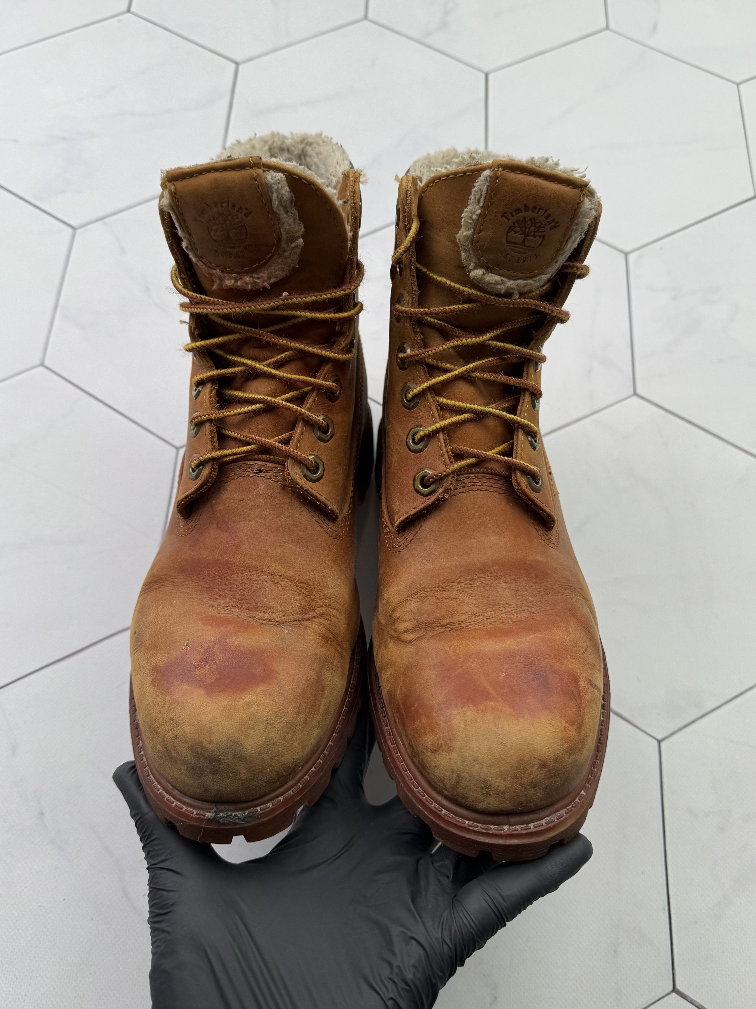 Timberland Timberland Vintage Faded Leather Boots (B562)E2 Size US 8.5 / EU 41-42 - 7 Thumbnail