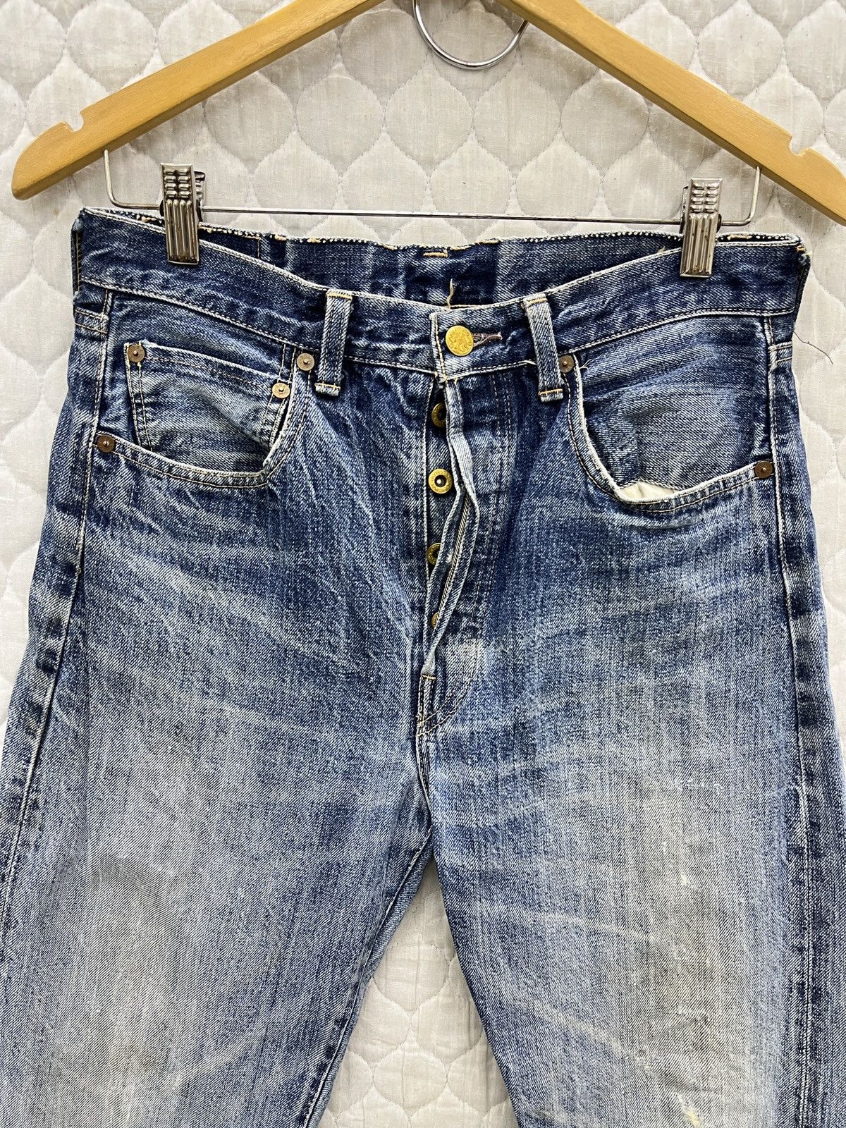 Vintage 🔥🔥🔥ARCHIVE SMITH SELVEDGE DENIM Size US 30 / EU 46 - 8 Thumbnail