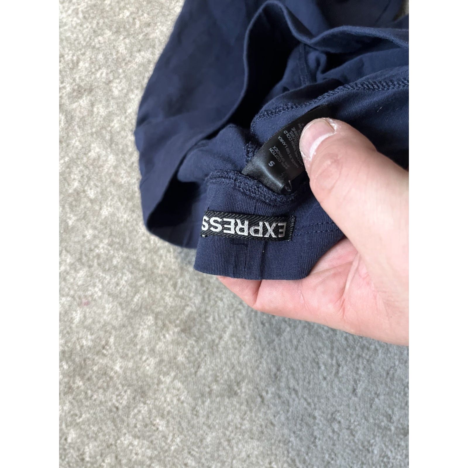 Express VINTAGE Express High Waisted Flare Wide Leg Leggings Navy Blue Small Size 28" / US 6 / IT 42 - 5 Thumbnail