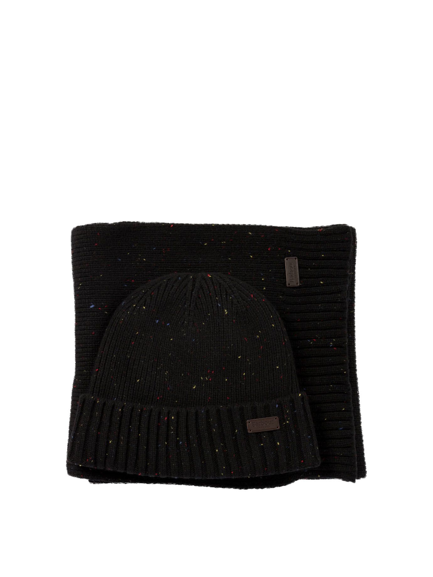 Barbour Carlton Fleck Cap And Scarf Set Size ONE SIZE - 1 Thumbnail