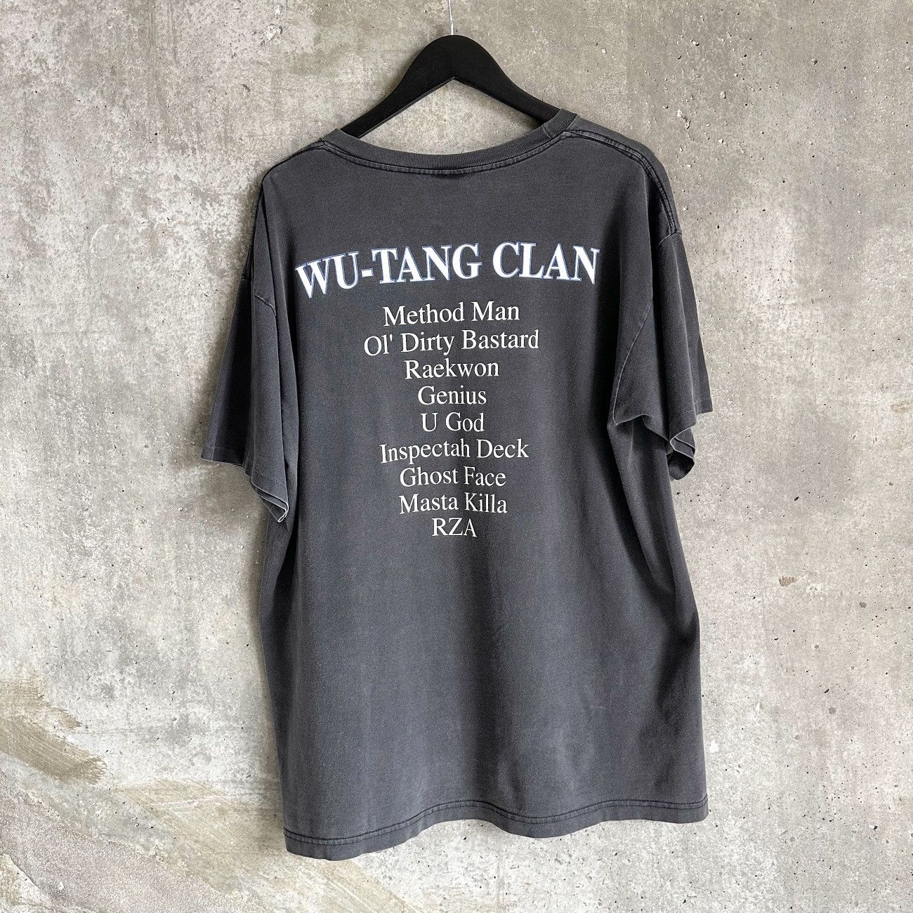 Rap Tees × Vintage × Wu-Tang Clan 90’s FADED Wu-Tang Clan T-Shirt Size US XL / EU 56 / 4 - 4 Thumbnail