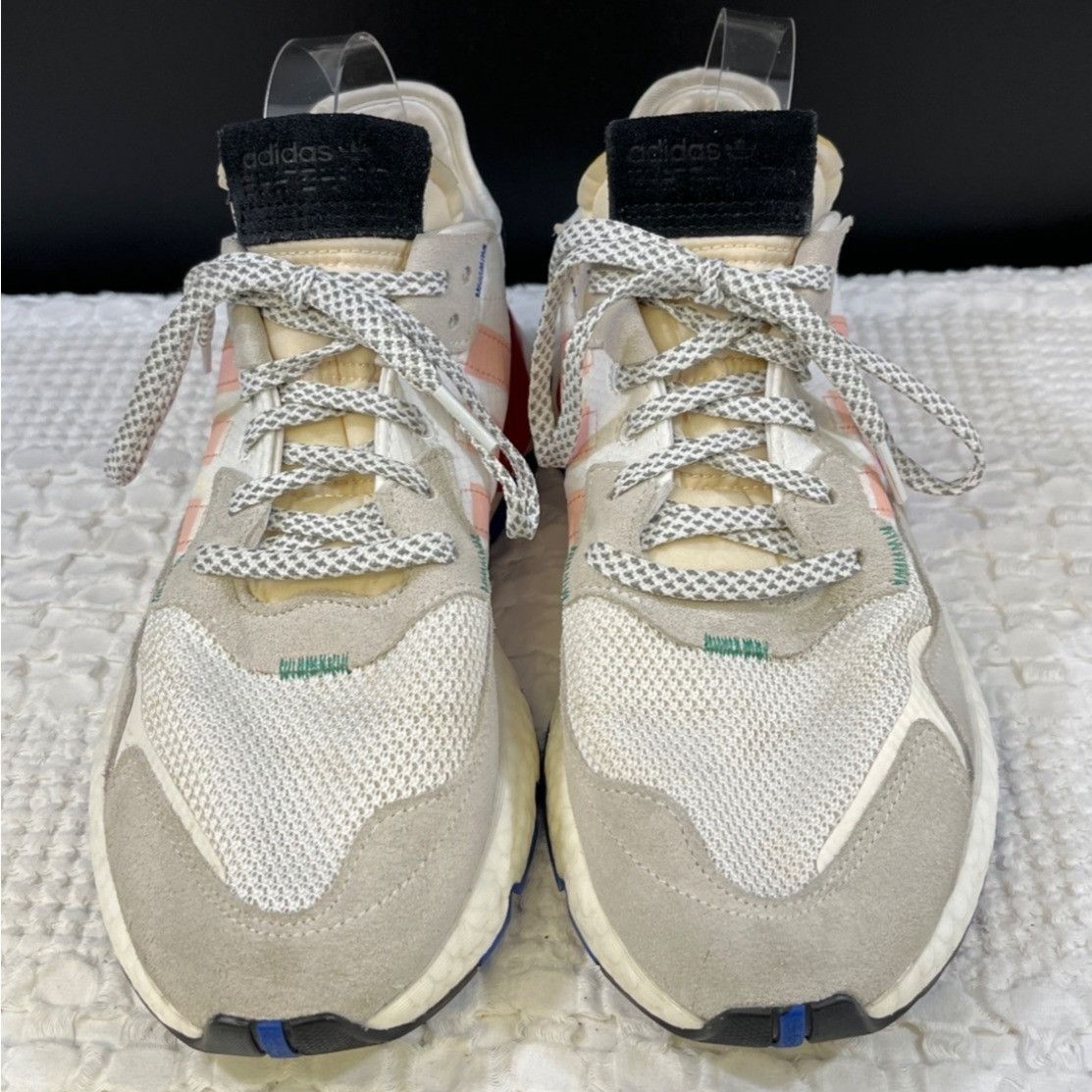 Adidas Adidas Women's White/Pink Running Shoes/Sneakers Sz 10 SKU 5 Size US 10 / IT 40 - 1 Thumbnail