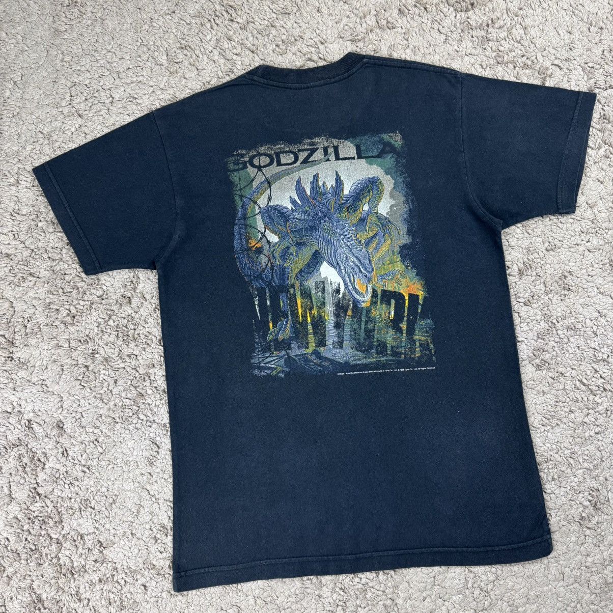 Vintage Vintage 1998 Godzilla Movie Promotional T-shirt Size US M / EU 48-50 / 2 - 3 Thumbnail