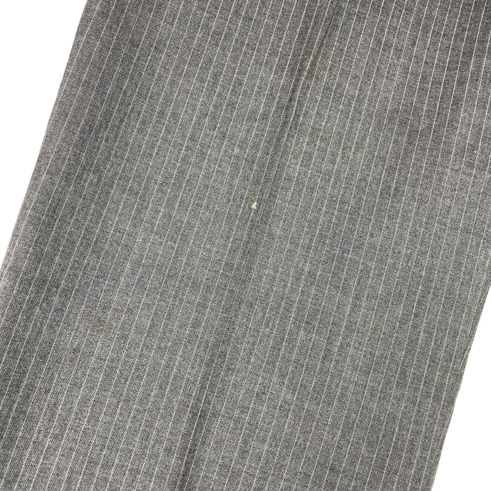 Stafford VTG Stafford Men's 100% Wool 2-Button Suit Gray Stripe • 46R Size 46R - 18 Thumbnail