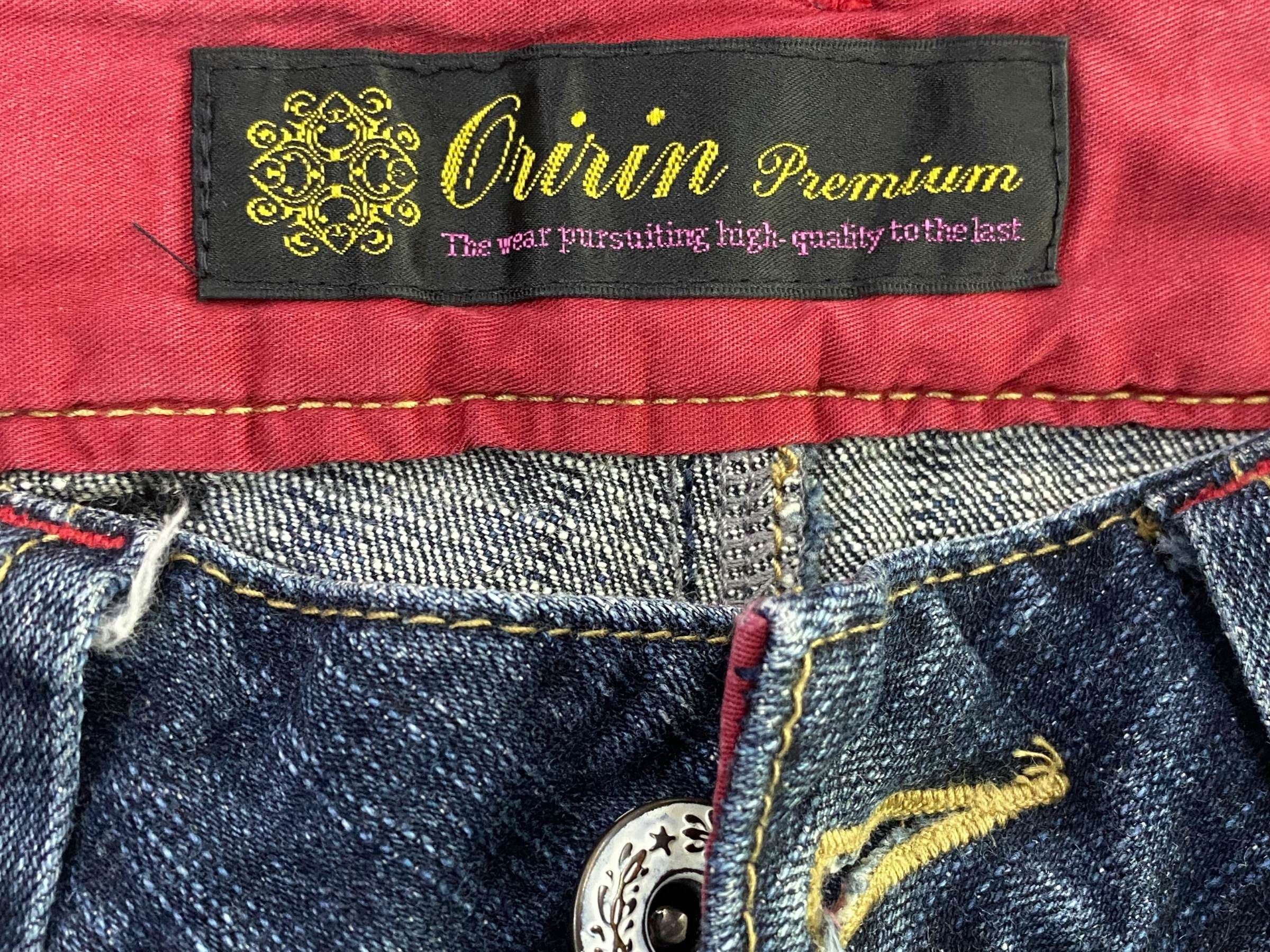 Japanese Brand Oririn Jeans Straight Leg Jeans Punk Grunge Jeans Size 25" / US 0 / IT 36 - 9 Thumbnail