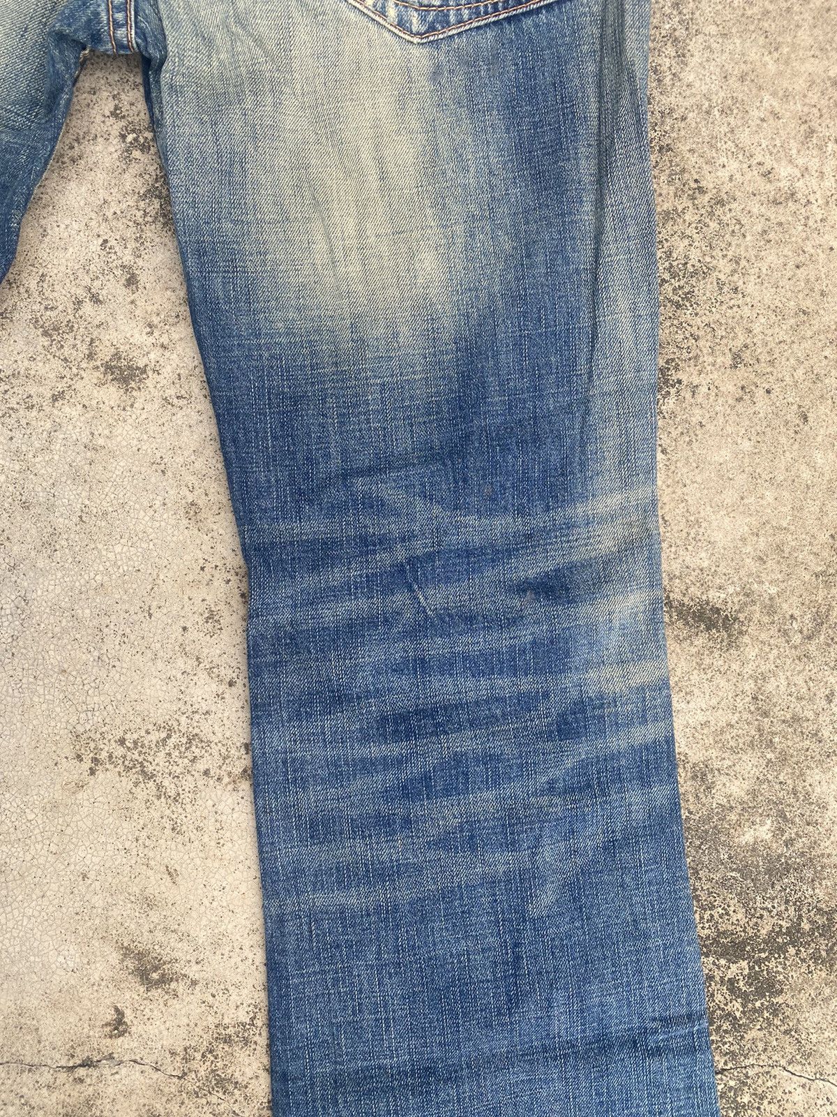 If Six Was Nine × Japanese Brand × Ruehl No. 925 Flare Jeans Ruehl No 925 Distressd Clawmark Size US 34 / EU 50 - 19 Thumbnail
