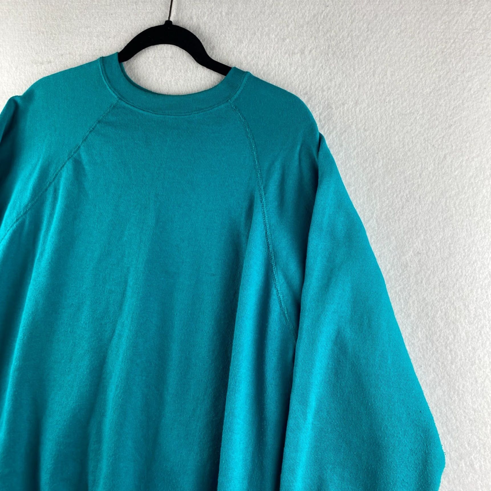 Tultex VINTAGE Tultex Sweatshirt Mens XL Teal USA Made 80s 90s Fleece Pullover Jogger Shirt Men XL Teal USA Made 80s 90s Pullover Sweatshirt Size US XL / EU 56 / 4 - 6 Thumbnail