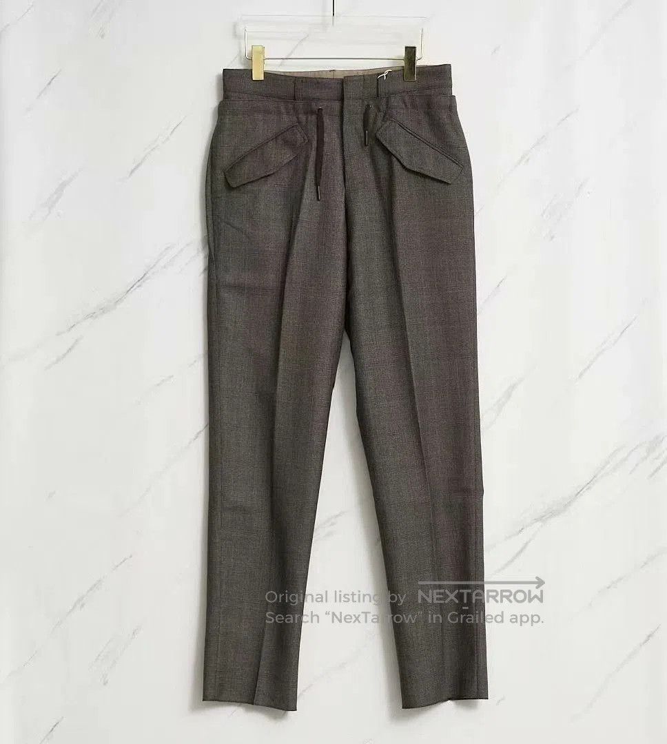 Saint Laurent Paris Saint Laurent Men's Checked Drawstring Trousers. Size US 28 / EU 44 - 1 Thumbnail