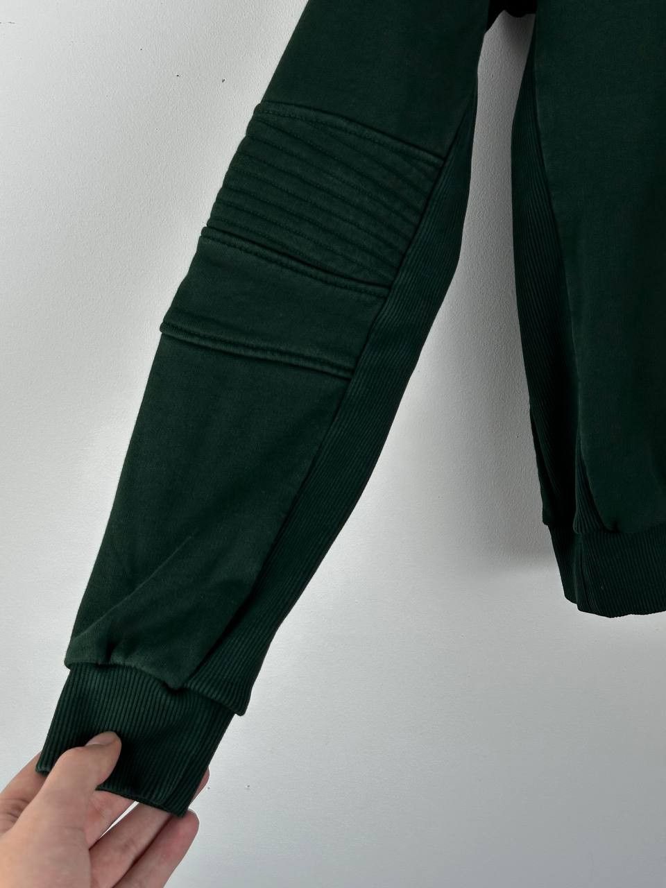 Dolce & Gabbana Men’s Dolce & Gabbana Green Leather Logo Sweatshirt Size US M / EU 48-50 / 2 - 7 Thumbnail