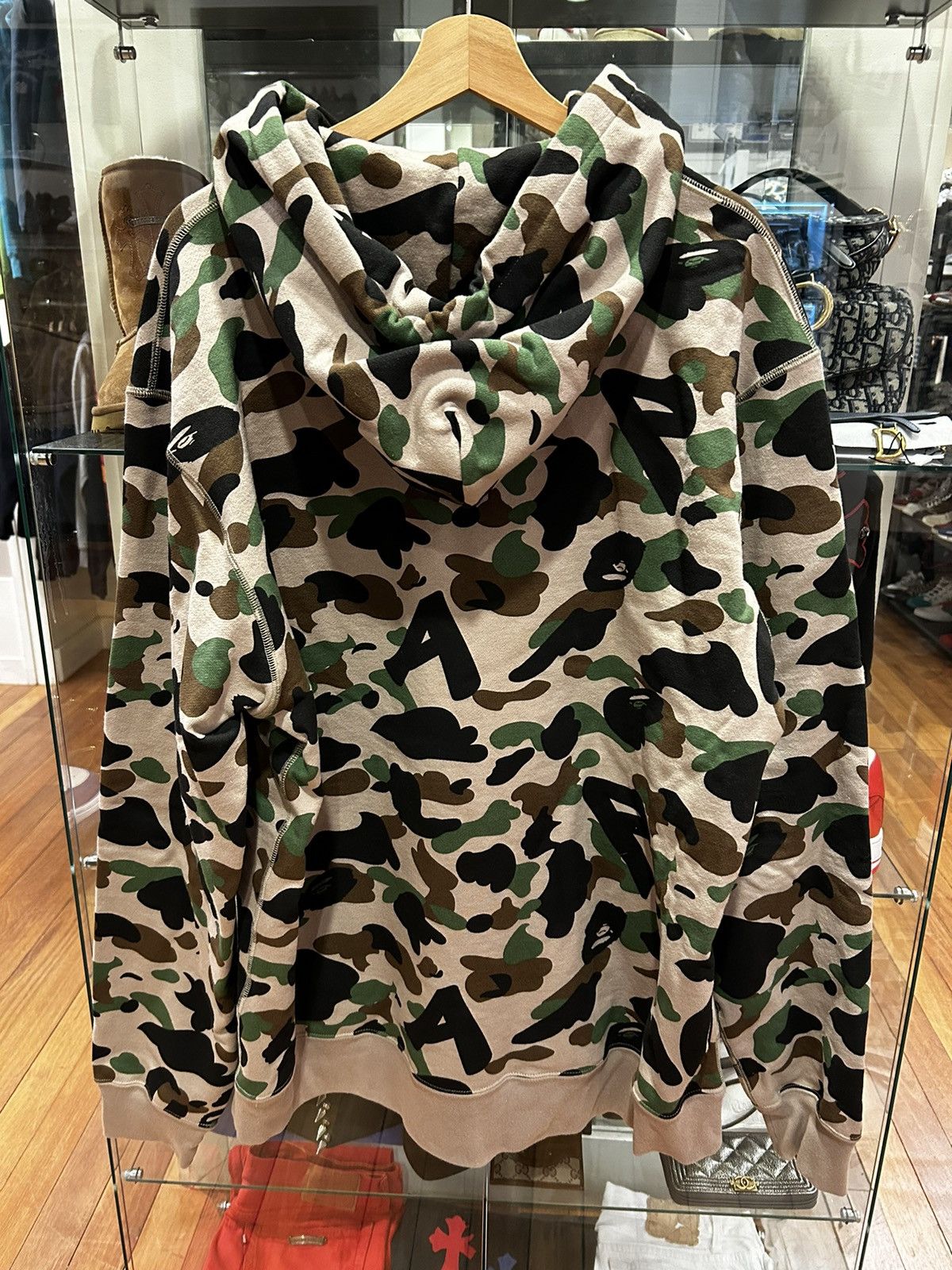 A.P.C. × Bape Bape X APC Camo Hoodie Size US XXL / EU 58 / 5 - 2 Thumbnail