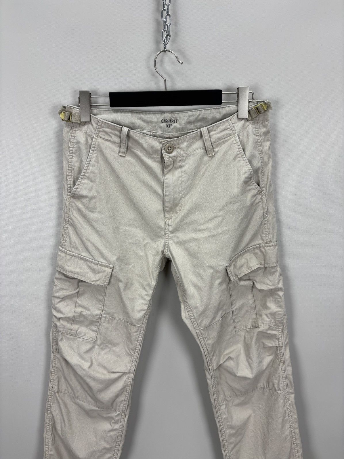 Carhartt Mens cargo pants Carhartt Size 31x32 Color Beige Size US 31 - 3 Thumbnail