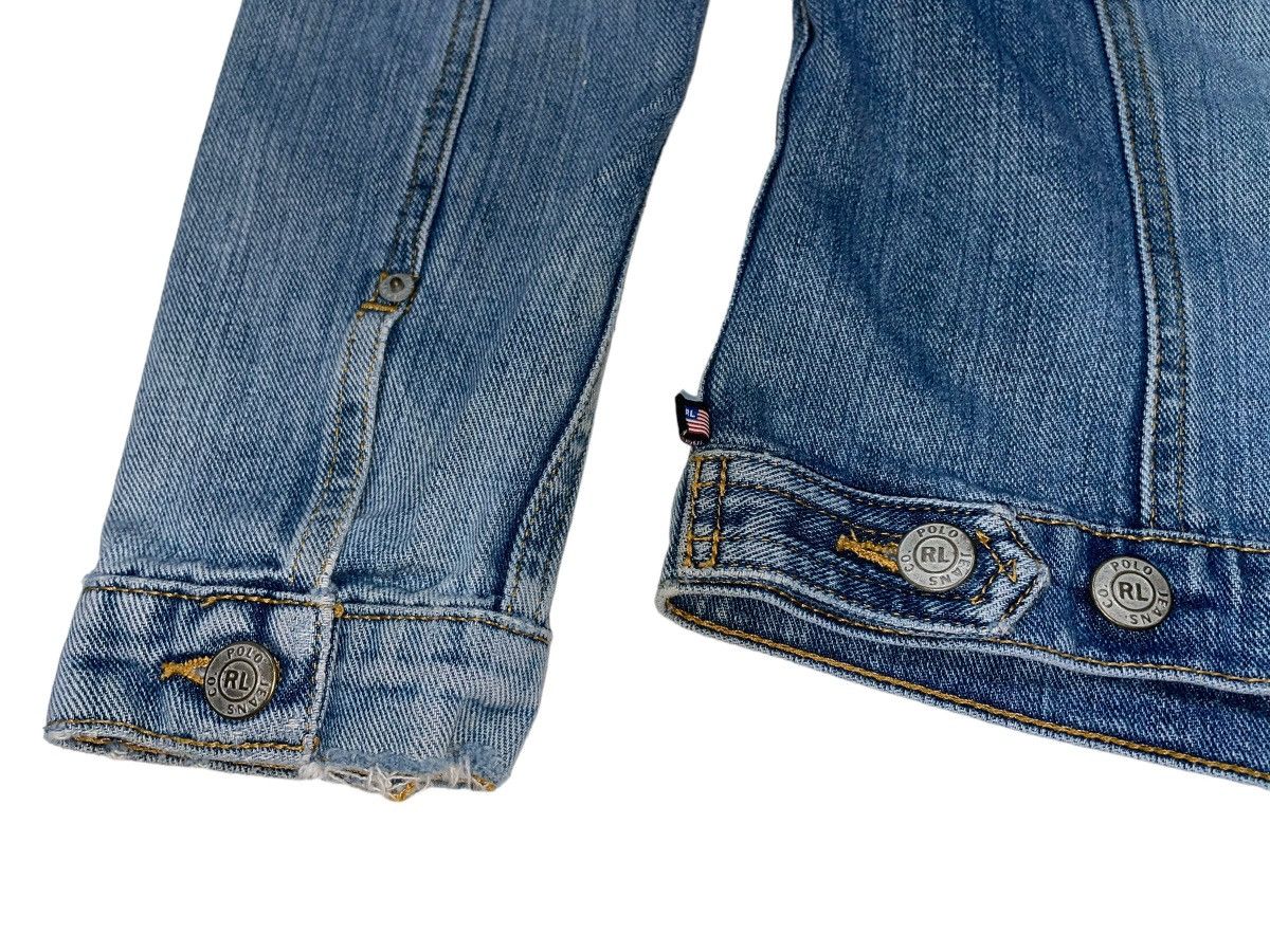 Polo Ralph Lauren × Ralph Lauren Polo Jeans Ralph Lauren Chunky Zipper Denim Jacket Size S / US 4 / IT 40 - 6 Thumbnail
