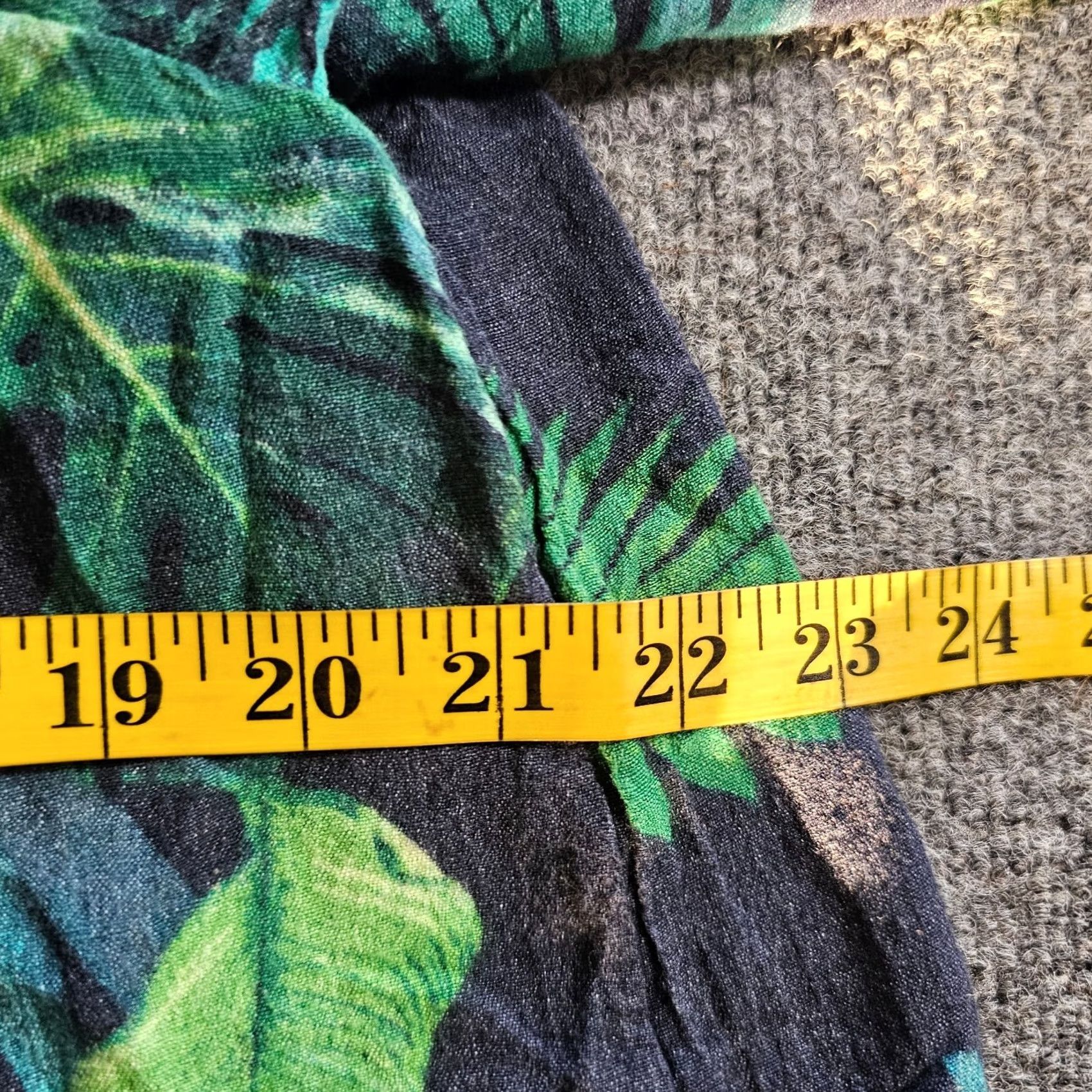 Old Navy Old Navy Top Shirt 2X Black Linen Blend Off Shoulder Tropical Leaves Blouse Women SLIM OFF SHOULDER Vintage: No Size XXL / US 16-18 / IT 52-54 - 5 Thumbnail
