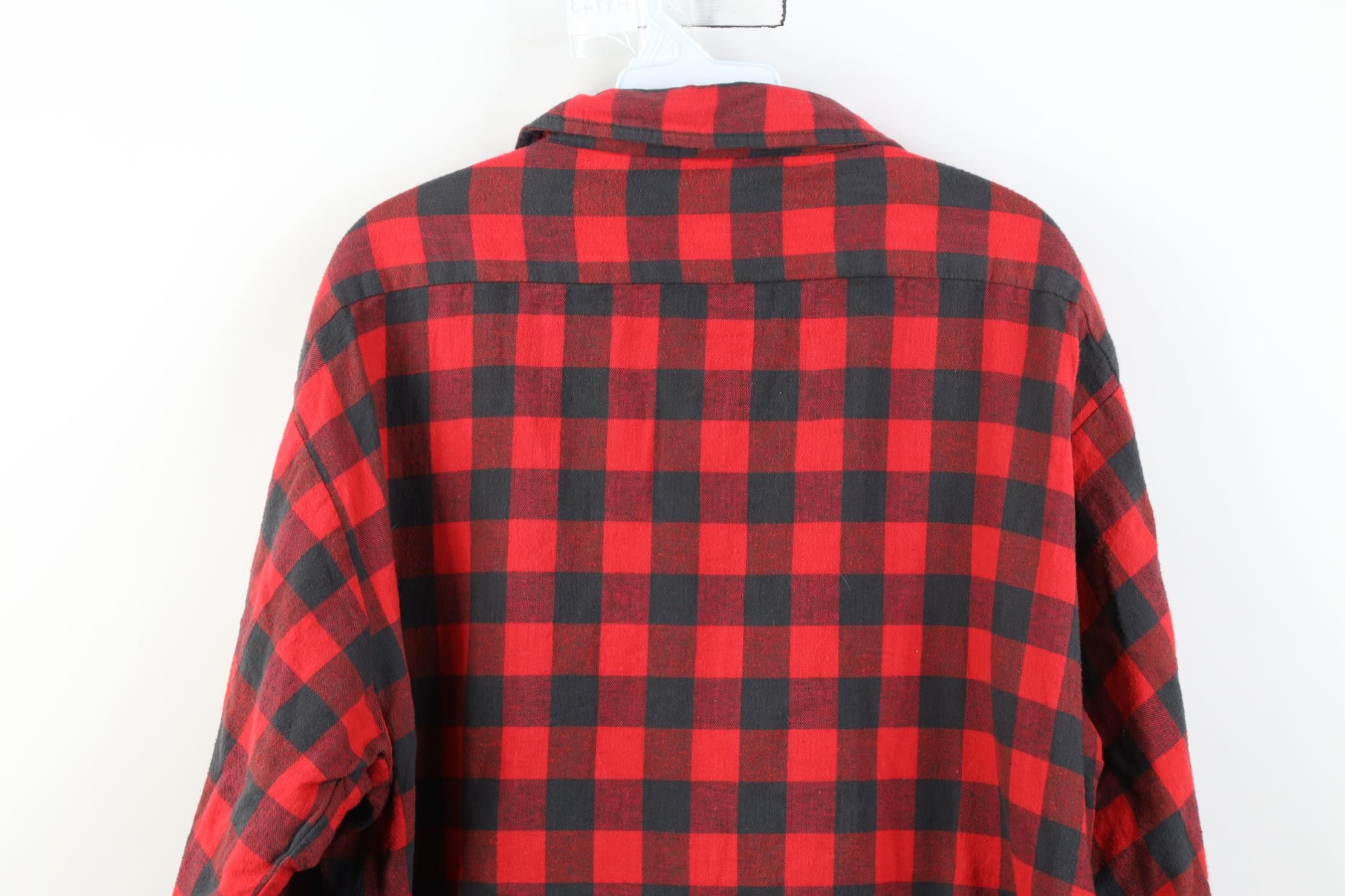 FiveBrother Vintage 70s Five Brother Collared Button Shirt Plaid USA Size US XL / EU 56 / 4 - 11 Thumbnail
