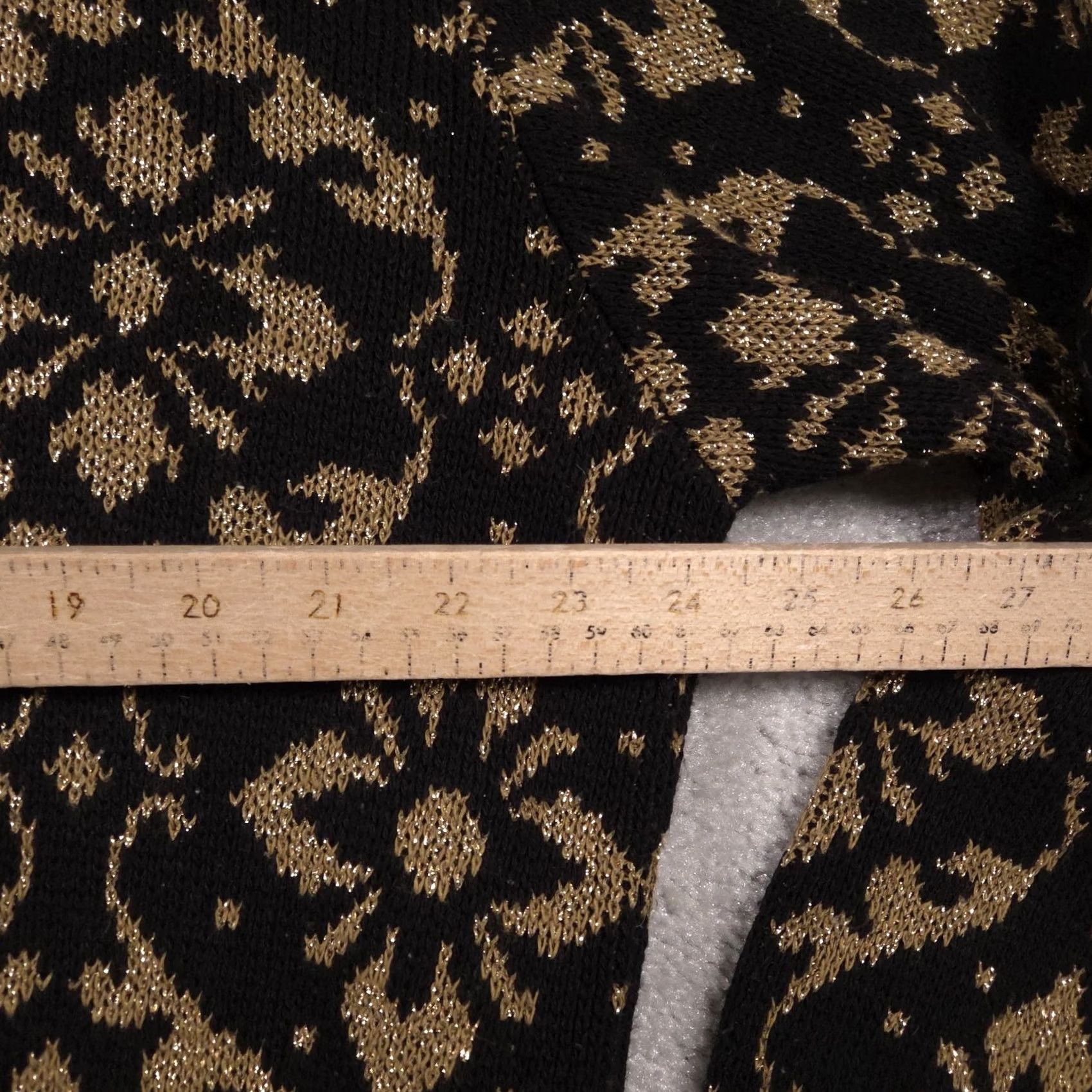 Vintage VINTAGE Alfred Dunner Sweater Womens Large Black Gold Shimmer 90s Made in USA Size L / US 10 / IT 46 - 6 Thumbnail