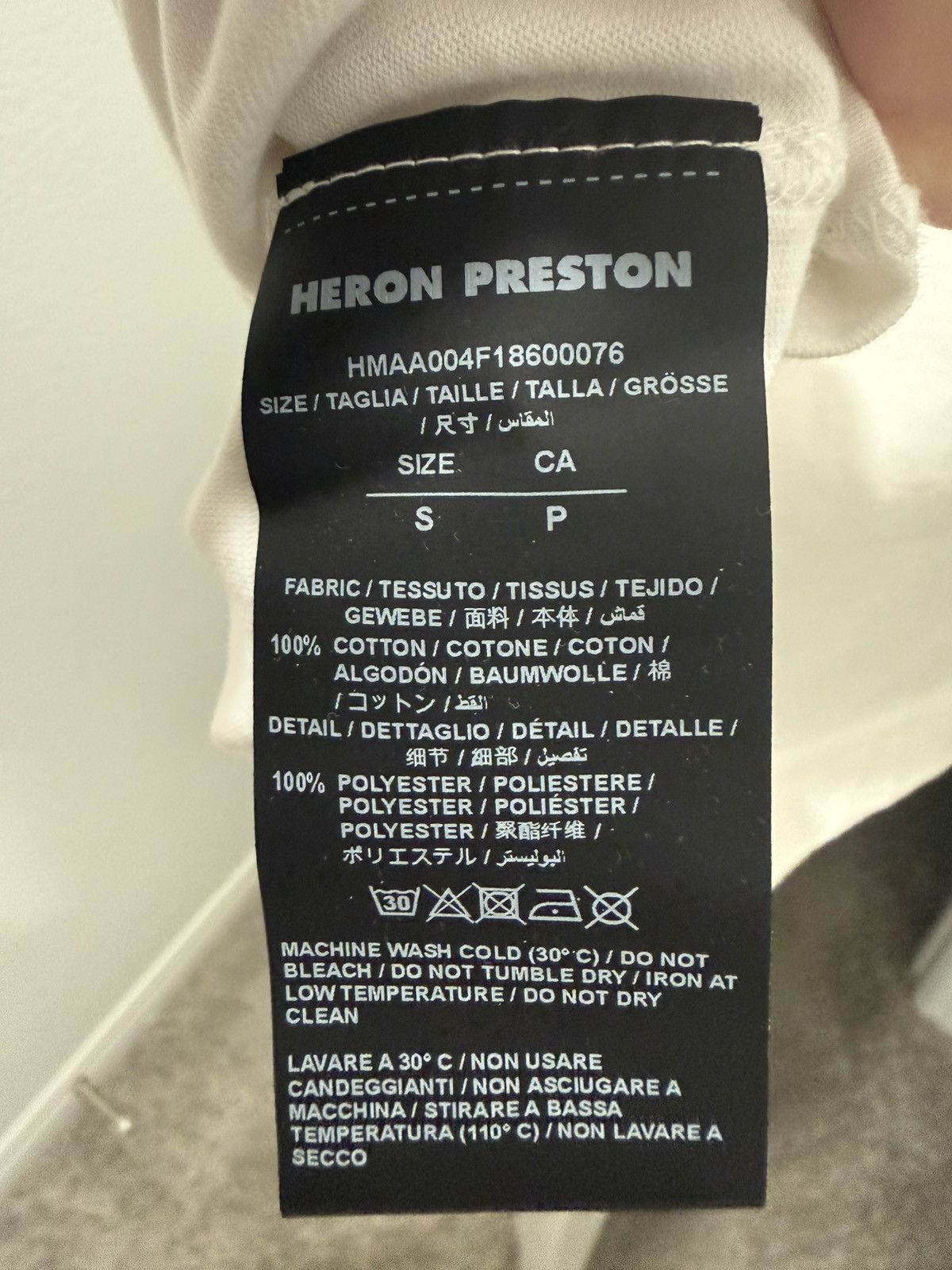 Heron Preston Heron Preston t-shirt Size US S / EU 44-46 / 1 - 4 Thumbnail