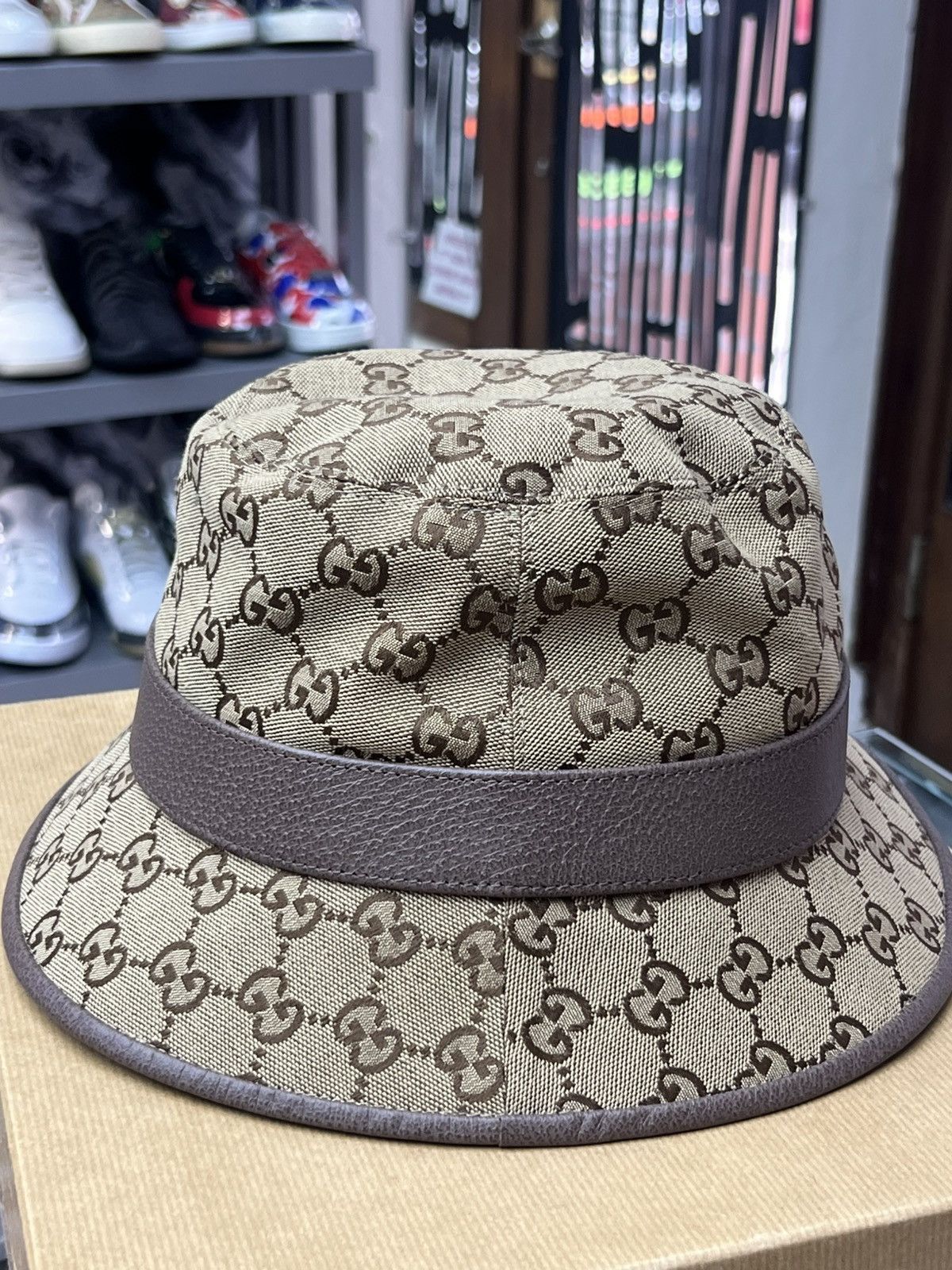 Gucci Gucci GG Canvas Bucket Hat Size ONE SIZE - 2 Thumbnail