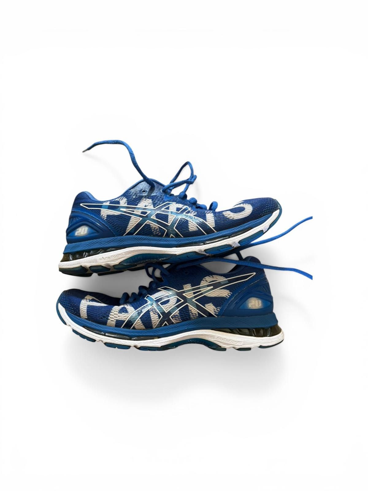 Asics Asics x Paris Marathon Blue Runner Shoes Rare EU 39.5 Size US 6.5 / EU 39-40 - 1 Thumbnail