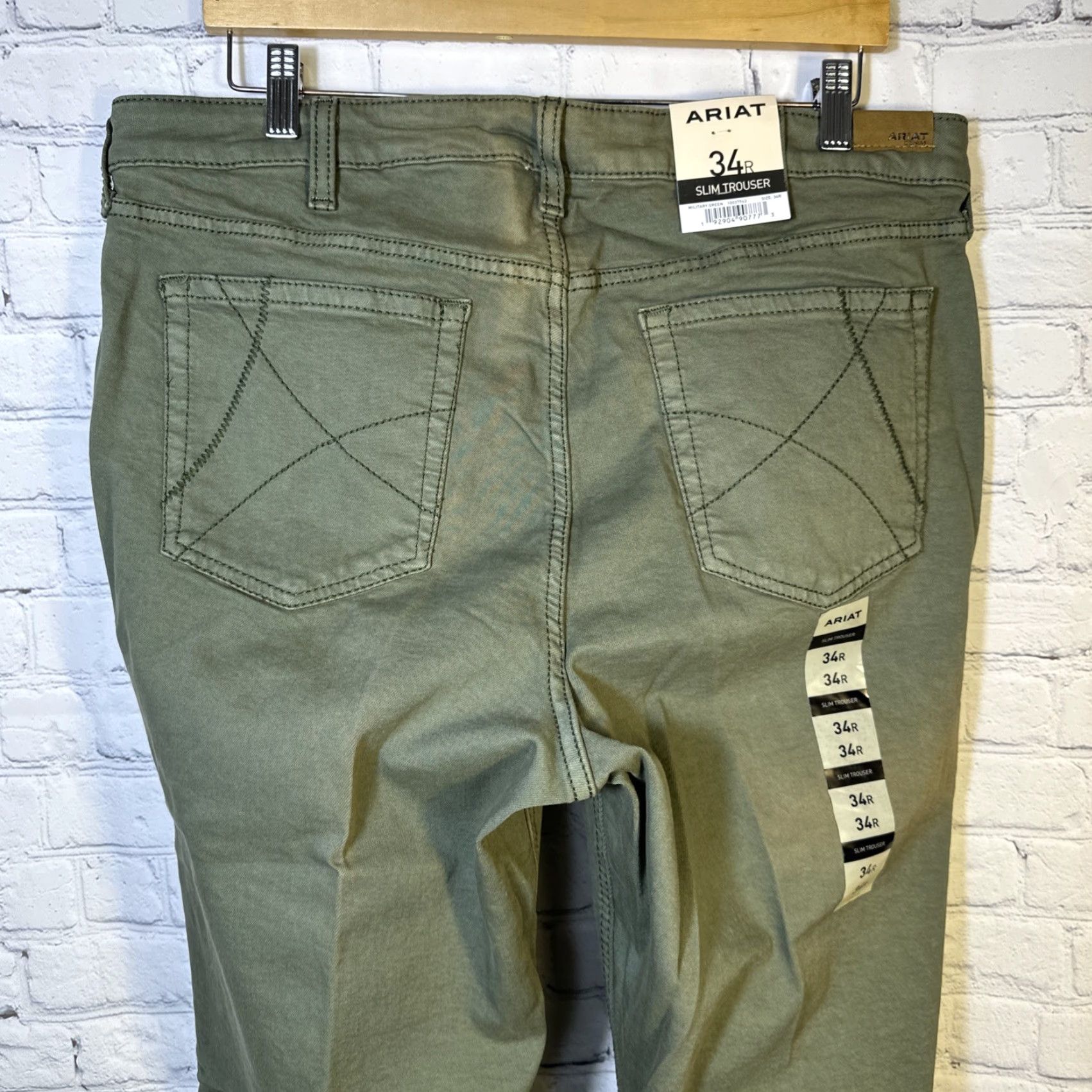 Ariat Ariat Jeans 34 Military Green High Rise Slim Trouser Jean Western Women Size 24" / US 00 / IT 34 - 5 Thumbnail