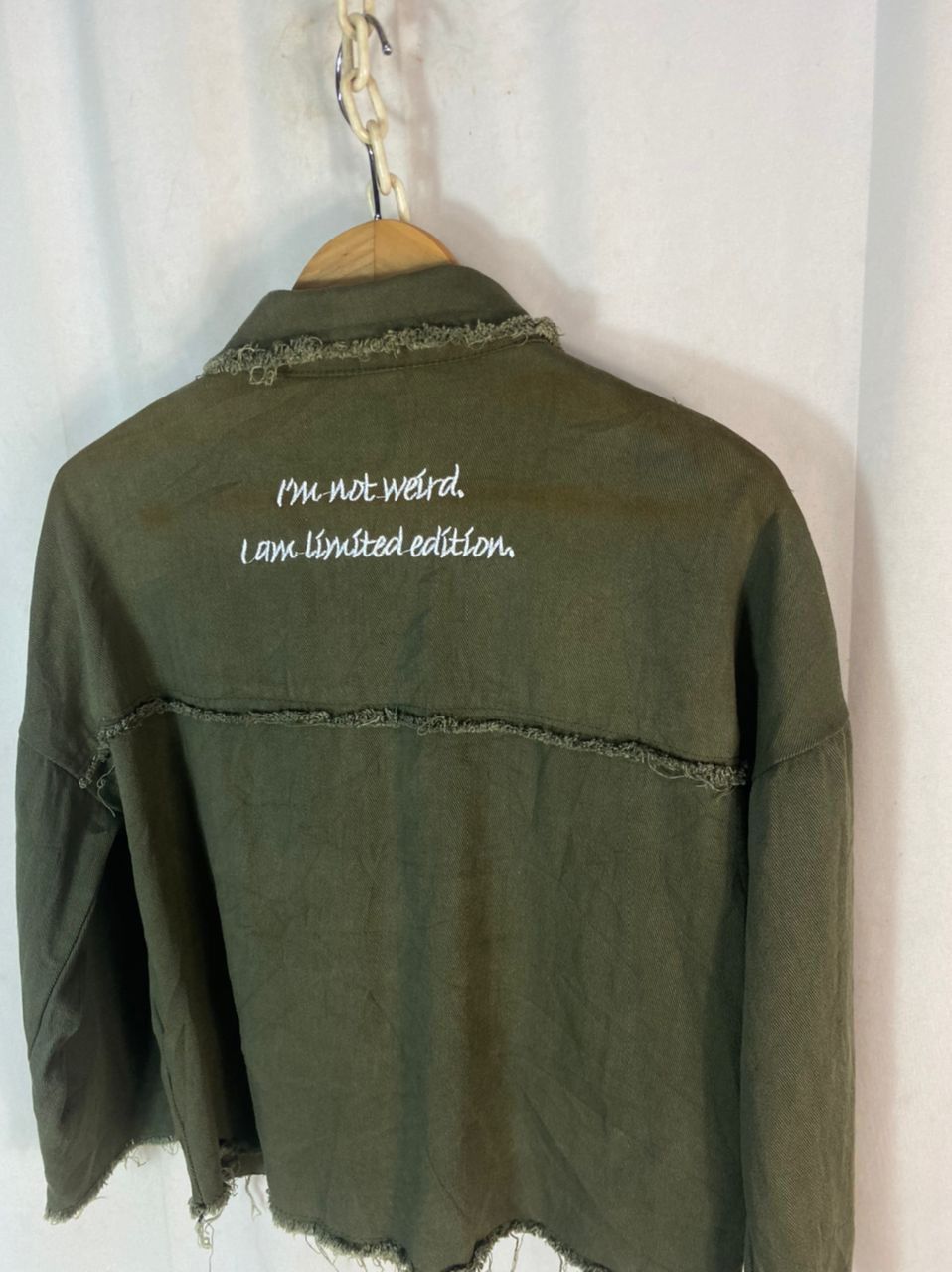 Other Unbrand back spellout snap button croptop shirt Size L / US 10 / IT 46 - 9 Thumbnail