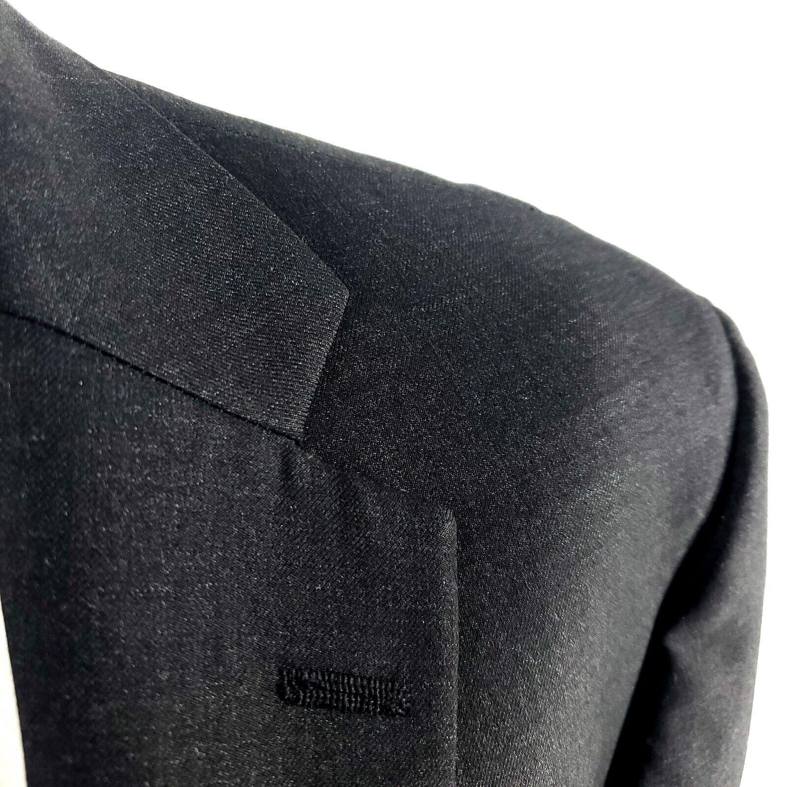 Hart Schaffner Marx Hart Schaffner Marx Wool 2 Button Blazer 44R Gray Suit Jacke Size 44R - 2 Thumbnail