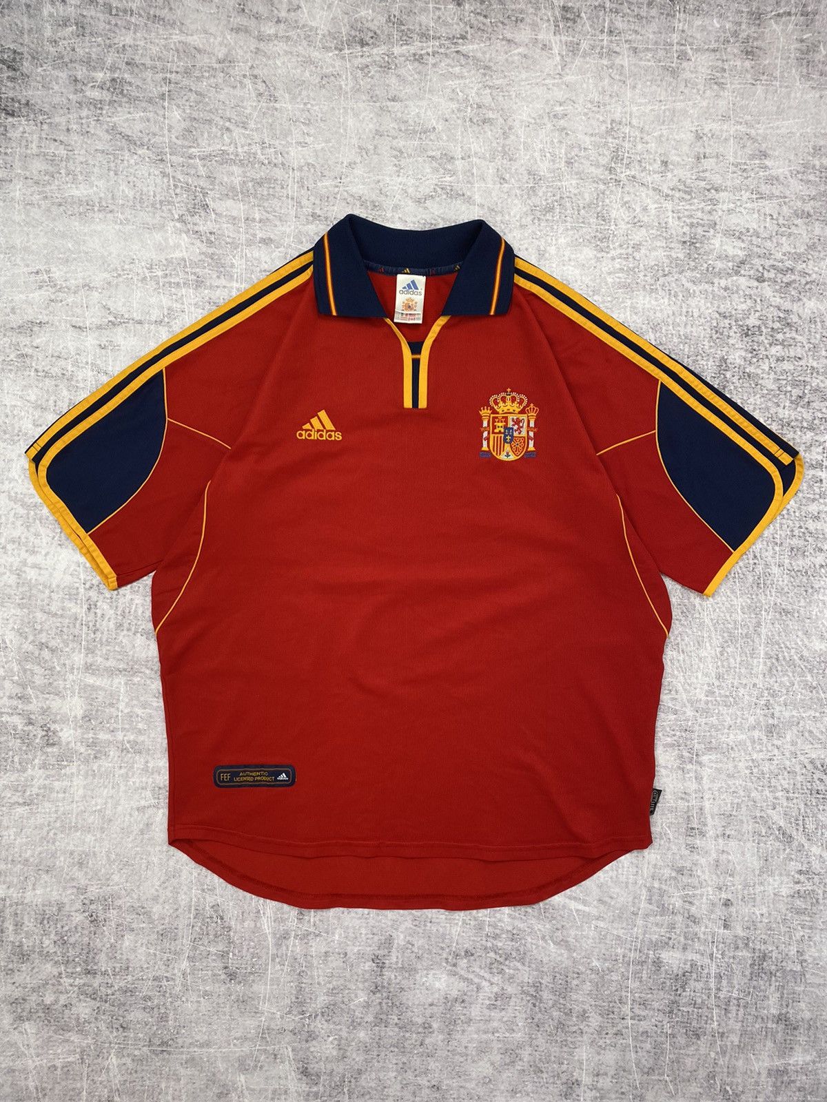 Adidas × Vintage Vintage Spanish jersey by Adidas Size US L / EU 52-54 / 3 - 1 Thumbnail