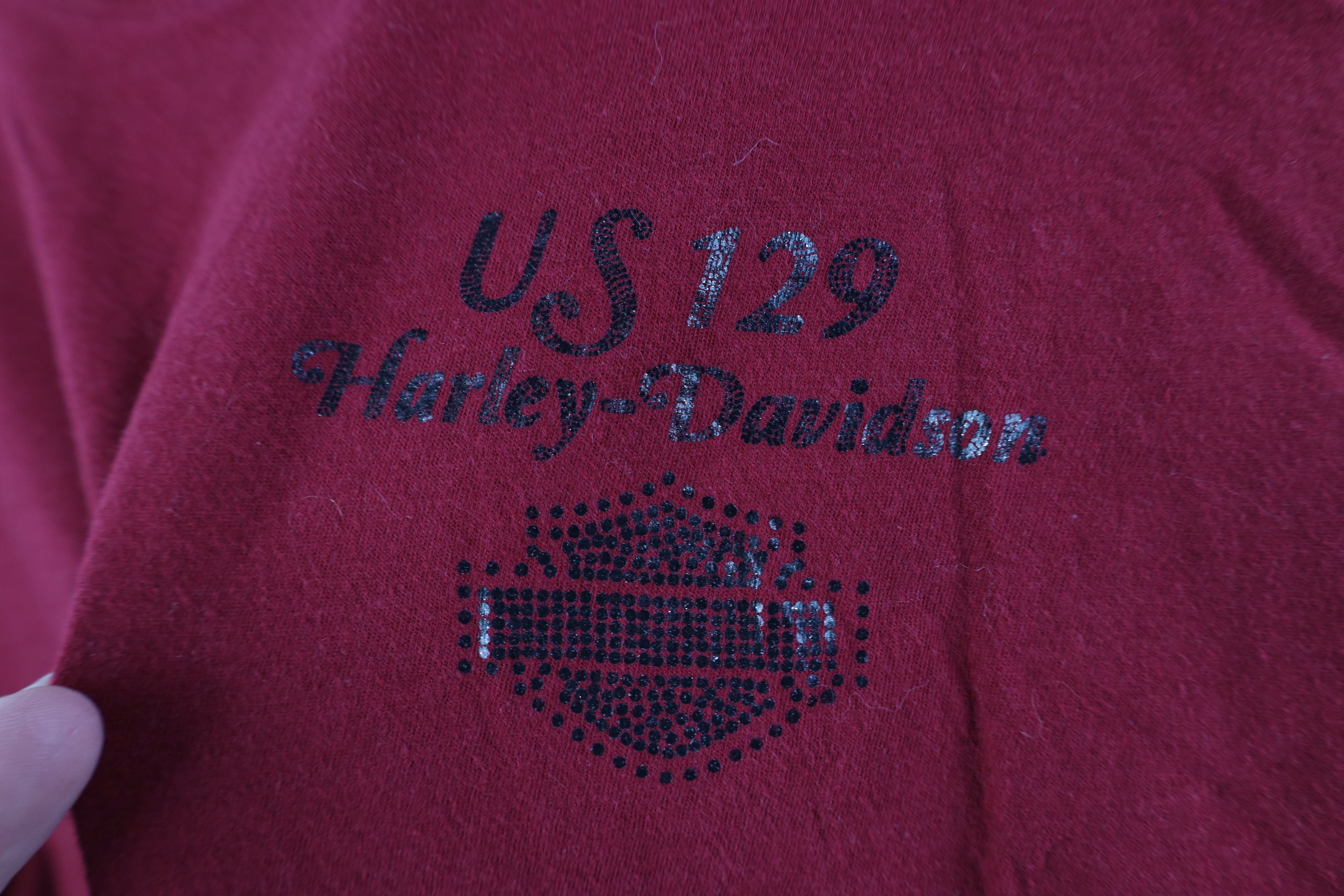 Harley Davidson Vintage Y2K Harley Davidson Dragon Long Sleeve T-Shirt Red Size US L / EU 52-54 / 3 - 4 Thumbnail