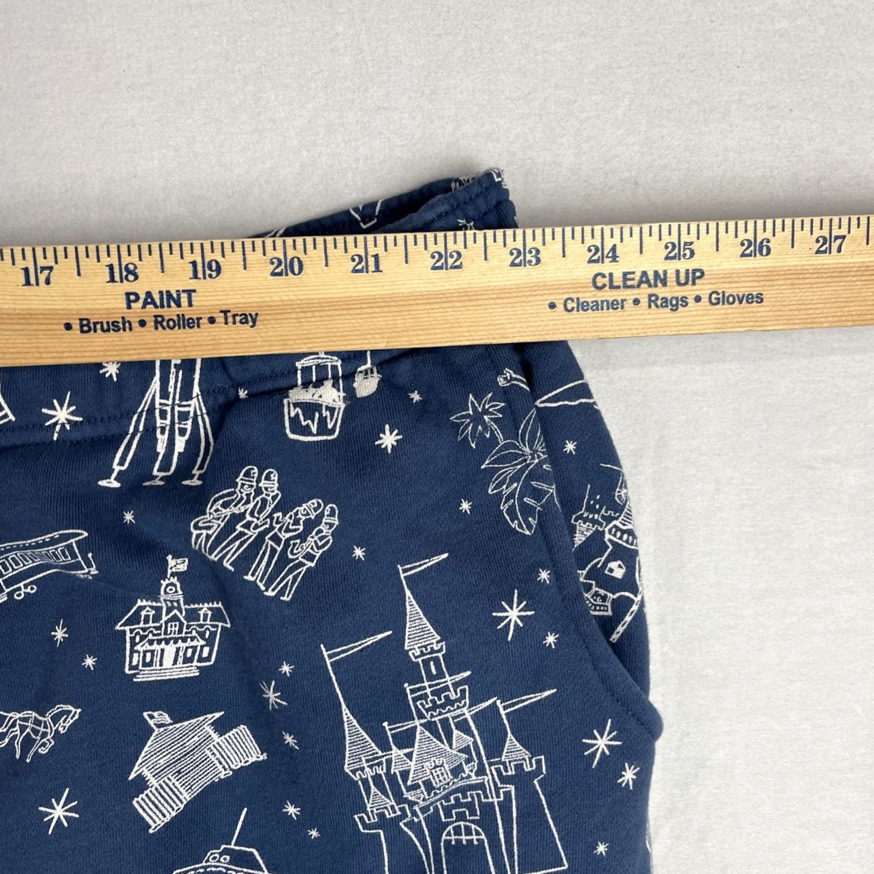 Disney Disney Sweatpants Mens 3XL Blue Mickey Mouse Tapered Pants Disneyland Resort Sweatpants Size US 39 - 7 Thumbnail