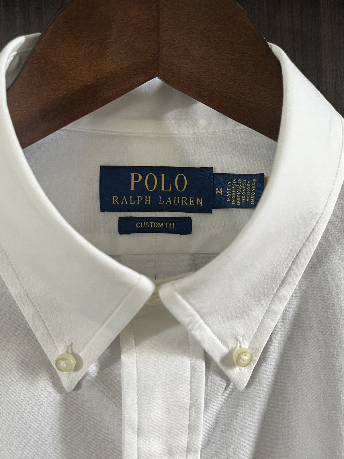 Polo Ralph Lauren Polo Ralph Lauren Custom Fit Stretch Poplin Shirt Size US M / EU 48-50 / 2 - 4 Thumbnail