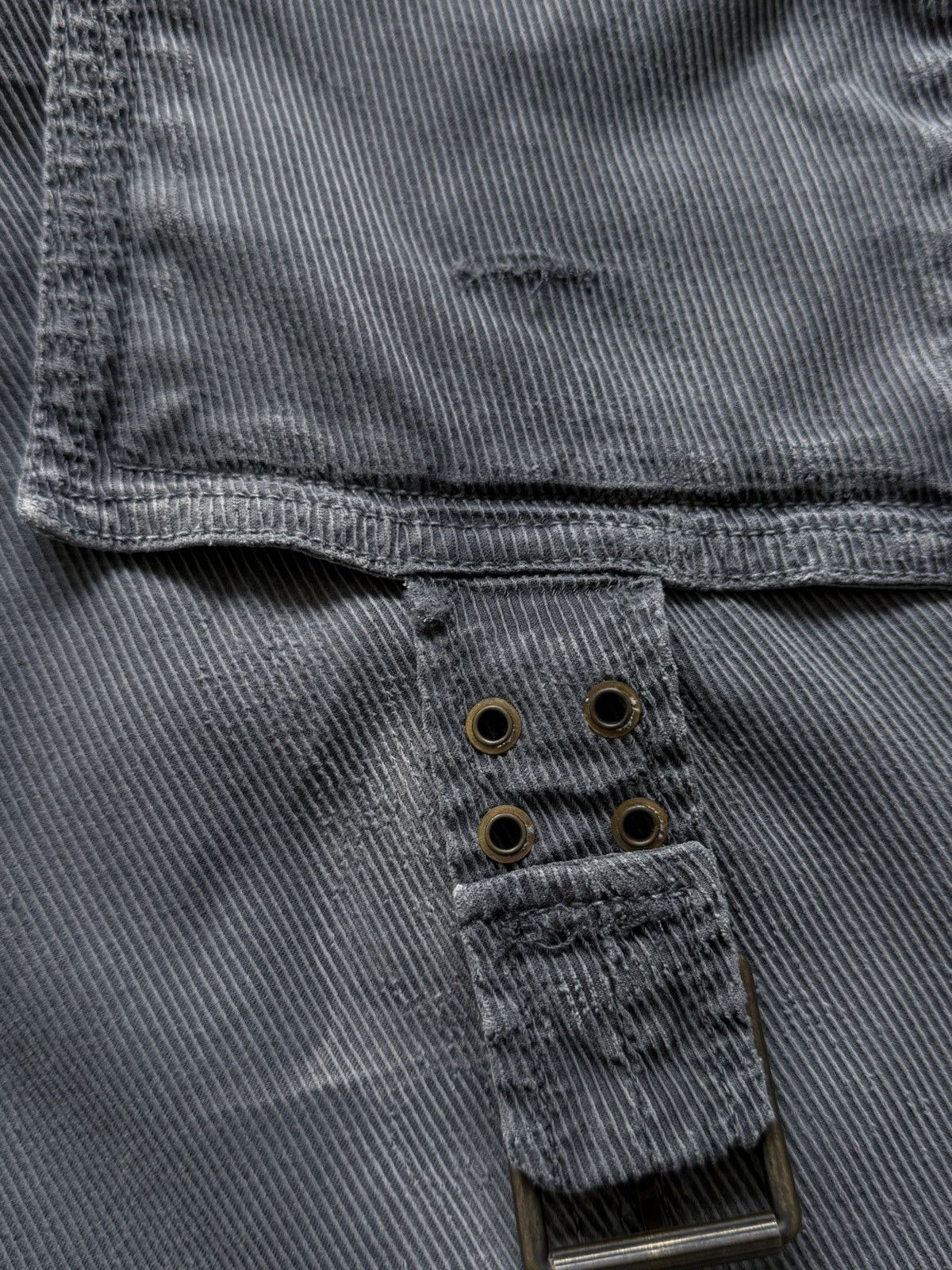 Just Cavalli 2000s Cavalli Corduroy Bondage Cargo Pants Size US 30 / EU 46 - 12 Thumbnail