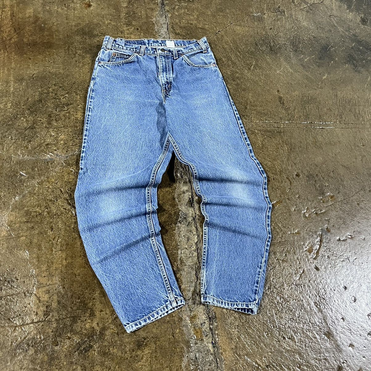 Levi's × Vintage Crazy Vintage 90s Levi's Orange Tab 550 Faded Skater Jeans Size US 32 / EU 48 - 6 Thumbnail