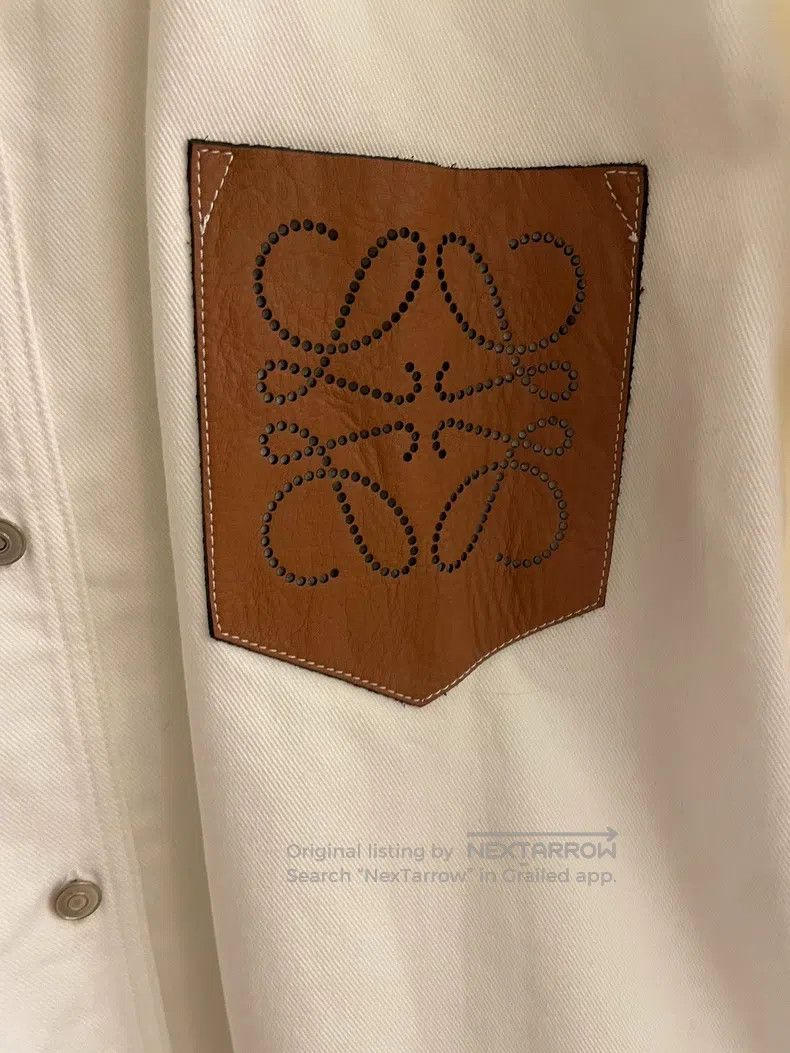 Loewe Loewe Classic Collar Button Cotton Loose Jacket Size XS / US 0-2 / IT 36-38 - 6 Thumbnail