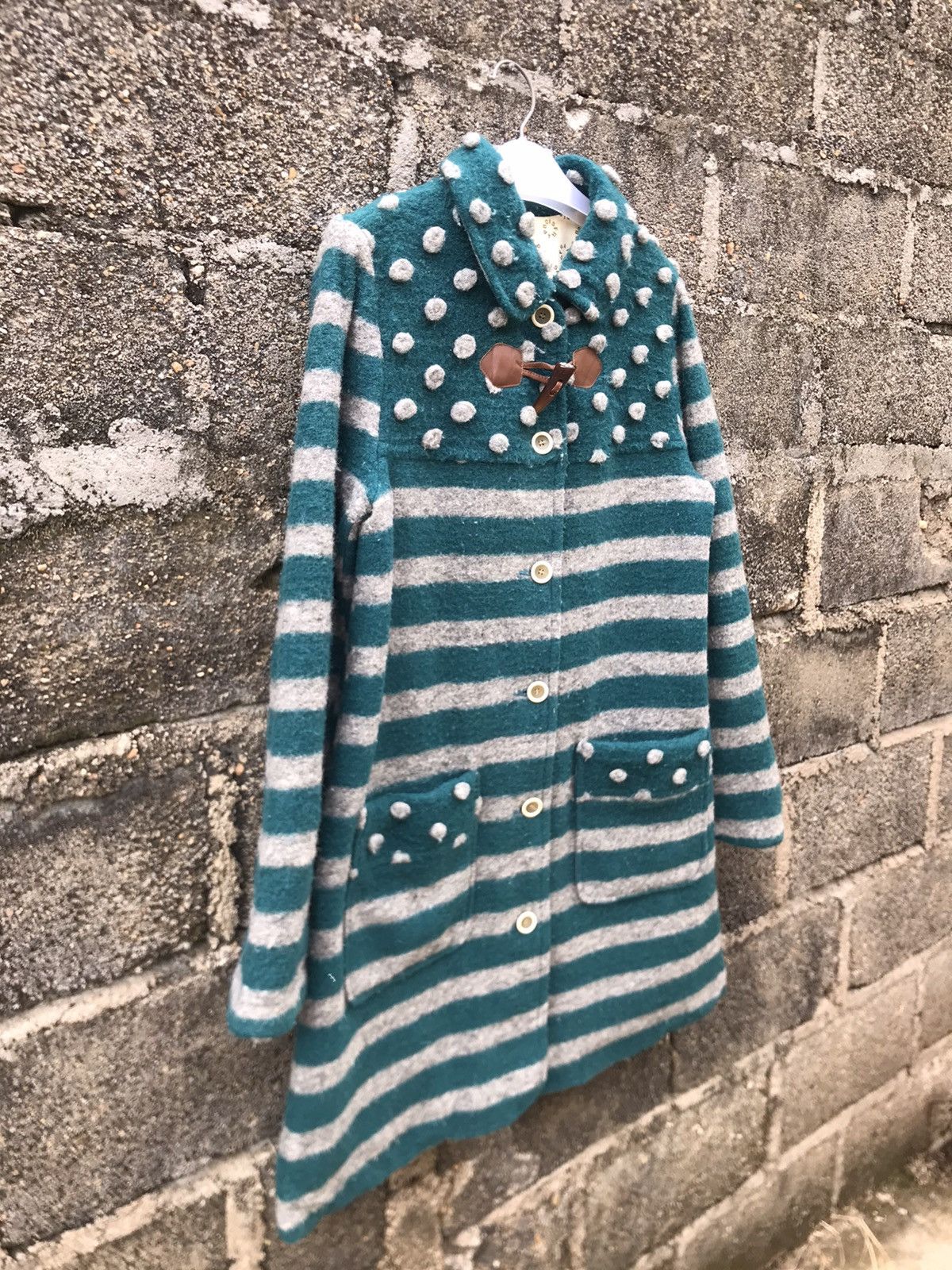Frapbois ⚡️Vintage Frapbois By Issey Miyake Wool Duffle Coat Size S / US 4 / IT 40 - 2 Thumbnail