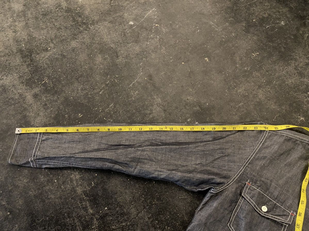 Beauty Beast × Japanese Brand × Tornado Mart Tornado Mart Japan Chambray long Shirt Size US M / EU 48-50 / 2 - 12 Thumbnail