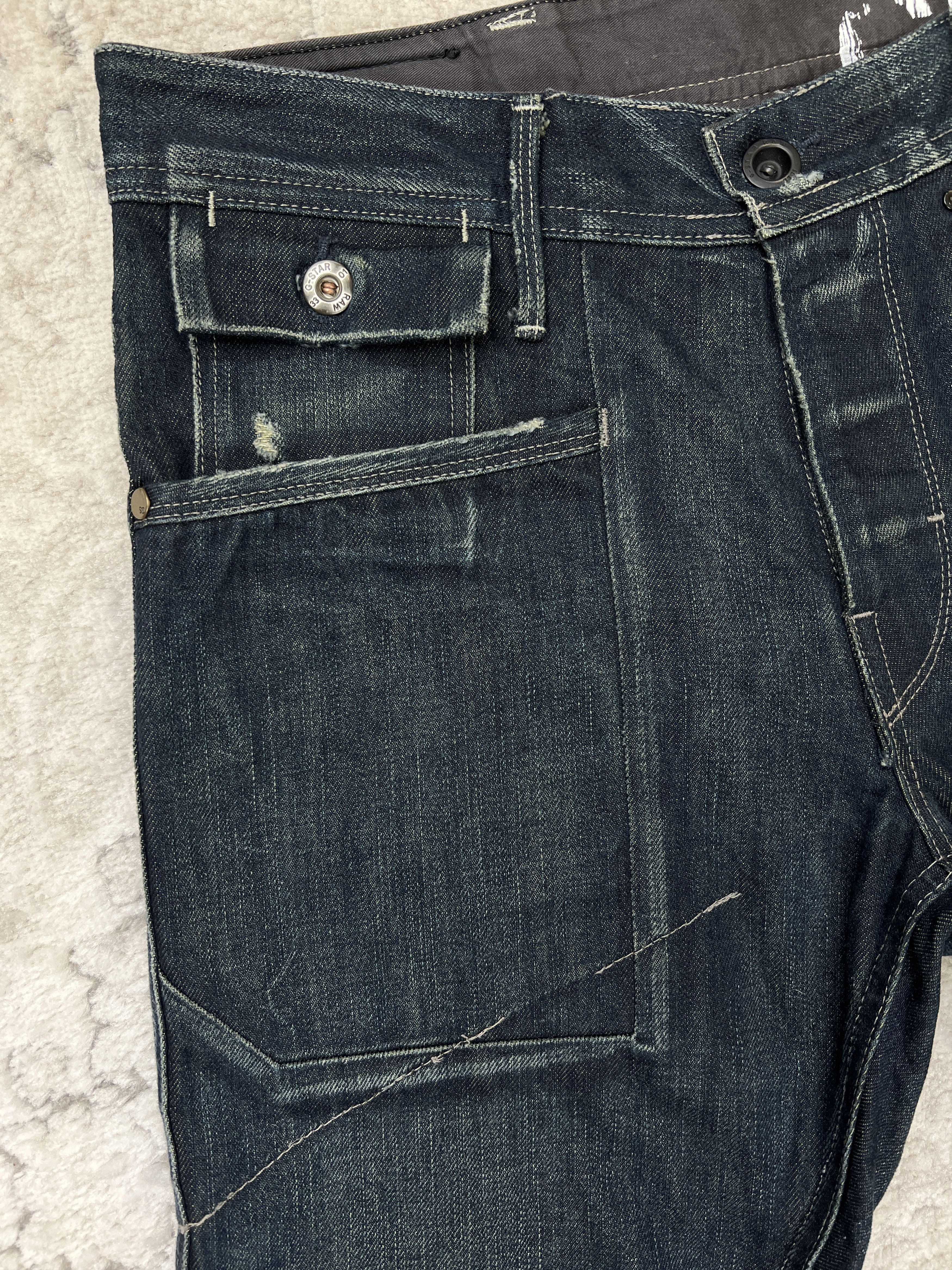 G-Star G-Star RAW Navy Jack Loose Tapered Jeans - Raw Denim 32 Size US 32 / EU 48 - 3 Thumbnail