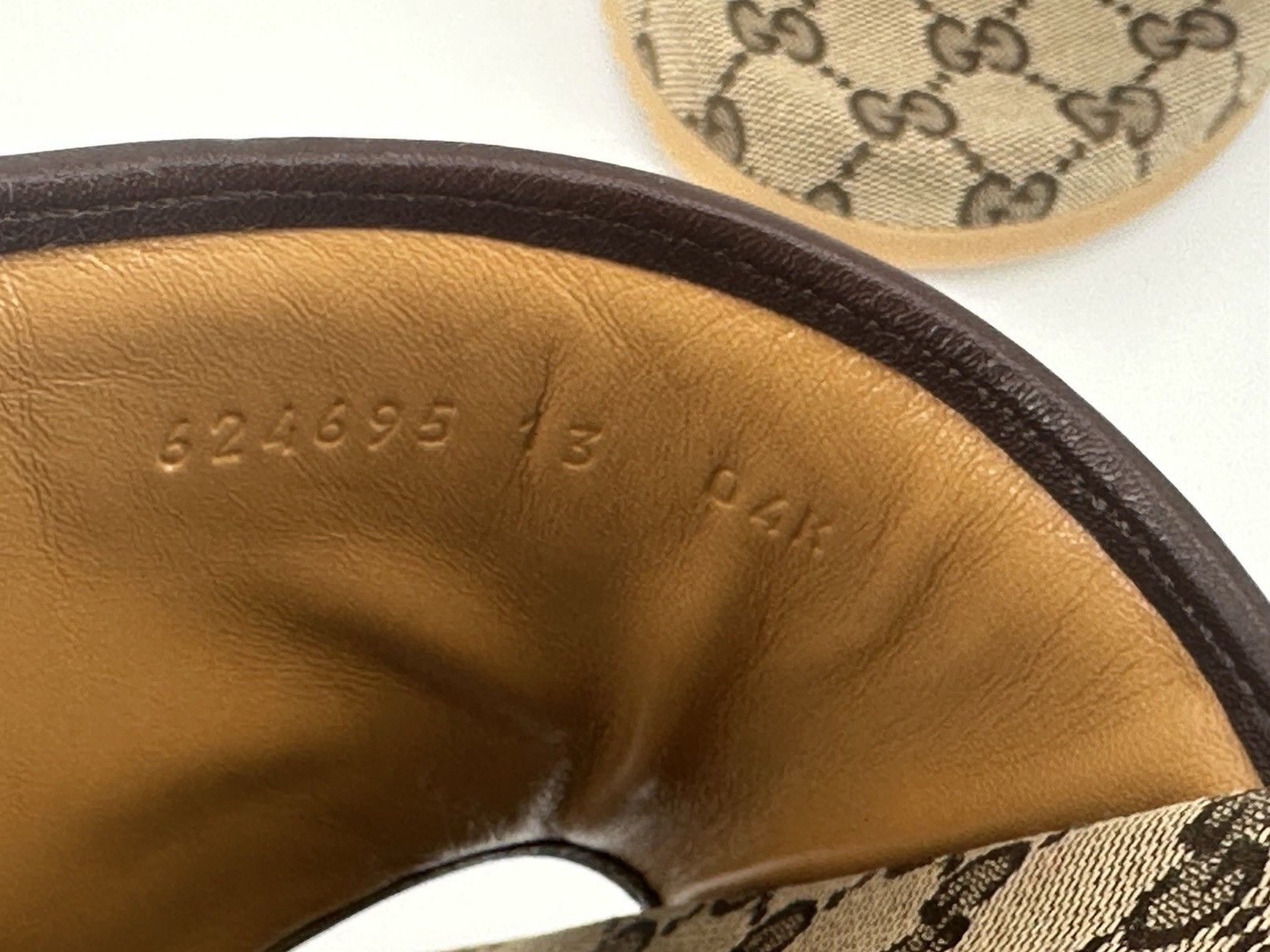 Gucci New Gucci Silde Men's GG Canvas Size-EU-47/US-14/UK-13 Size US 14 / EU 47 - 13 Thumbnail