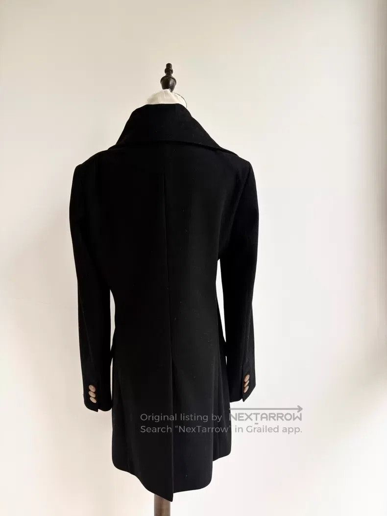 Vivienne Westwood Vivienne Westwood Black Reversible Saturn Collar Wool Coat Size L / US 10 / IT 46 - 3 Thumbnail