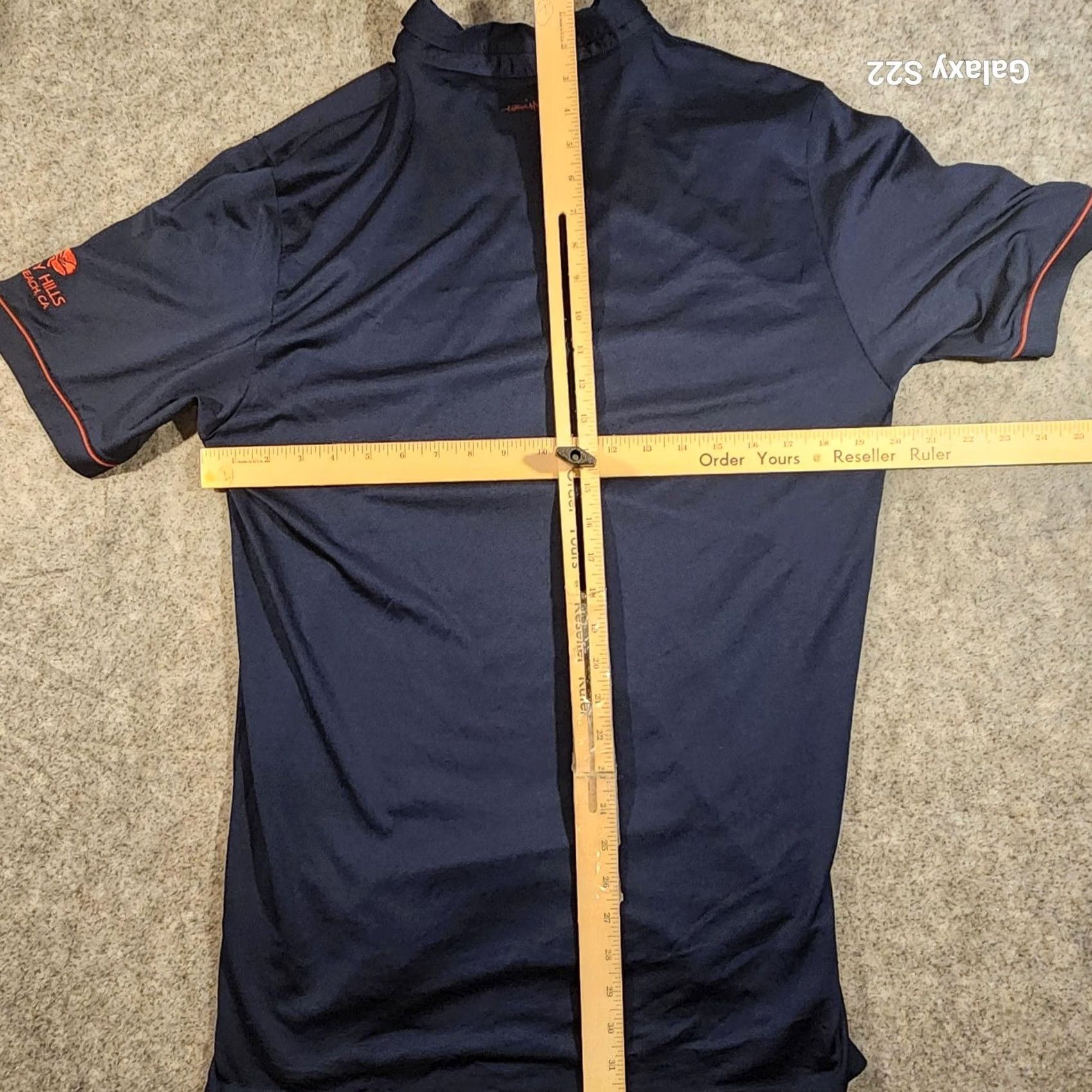 TravisMathew Travis Mathew Polo Shirt Mens L Navy Poppy Hills Pebble Beach Golf Pima Size US L / EU 52-54 / 3 - 6 Thumbnail