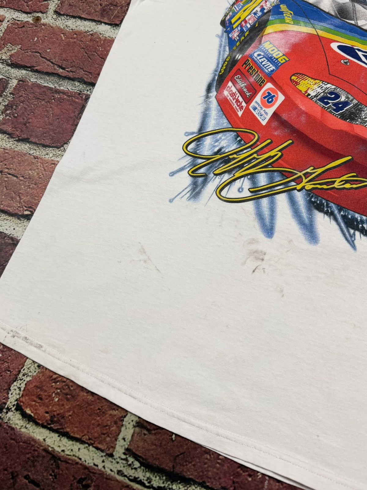 Chase Authentics Vintage 2000 NASCAR Jeff Gordon Cyber Speed Tee Distressed Size US XL / EU 56 / 4 - 8 Thumbnail