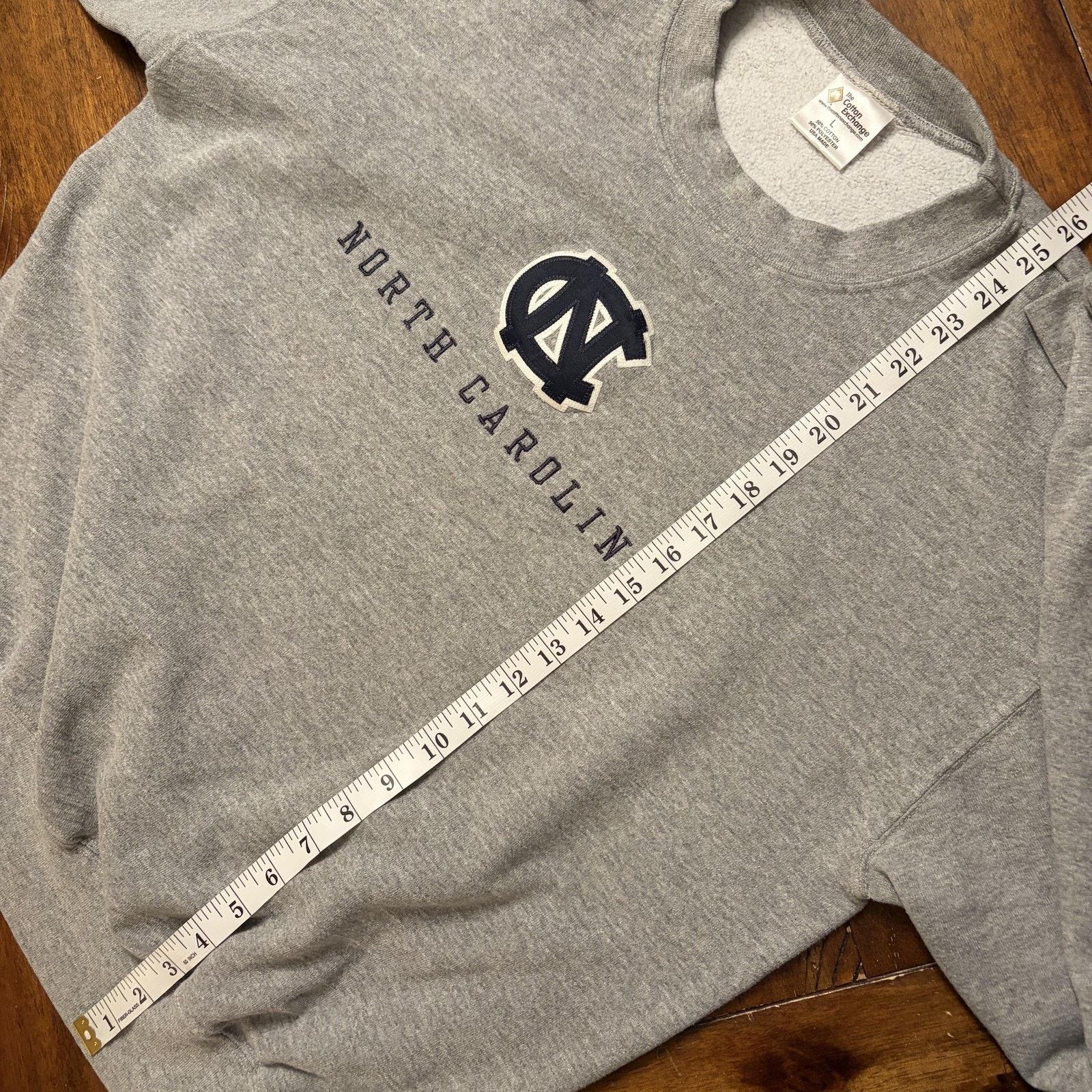 Vintage North Carolina Tar Heels Sweatshirt Mens L Cotton Exchange Size US L / EU 52-54 / 3 - 8 Thumbnail