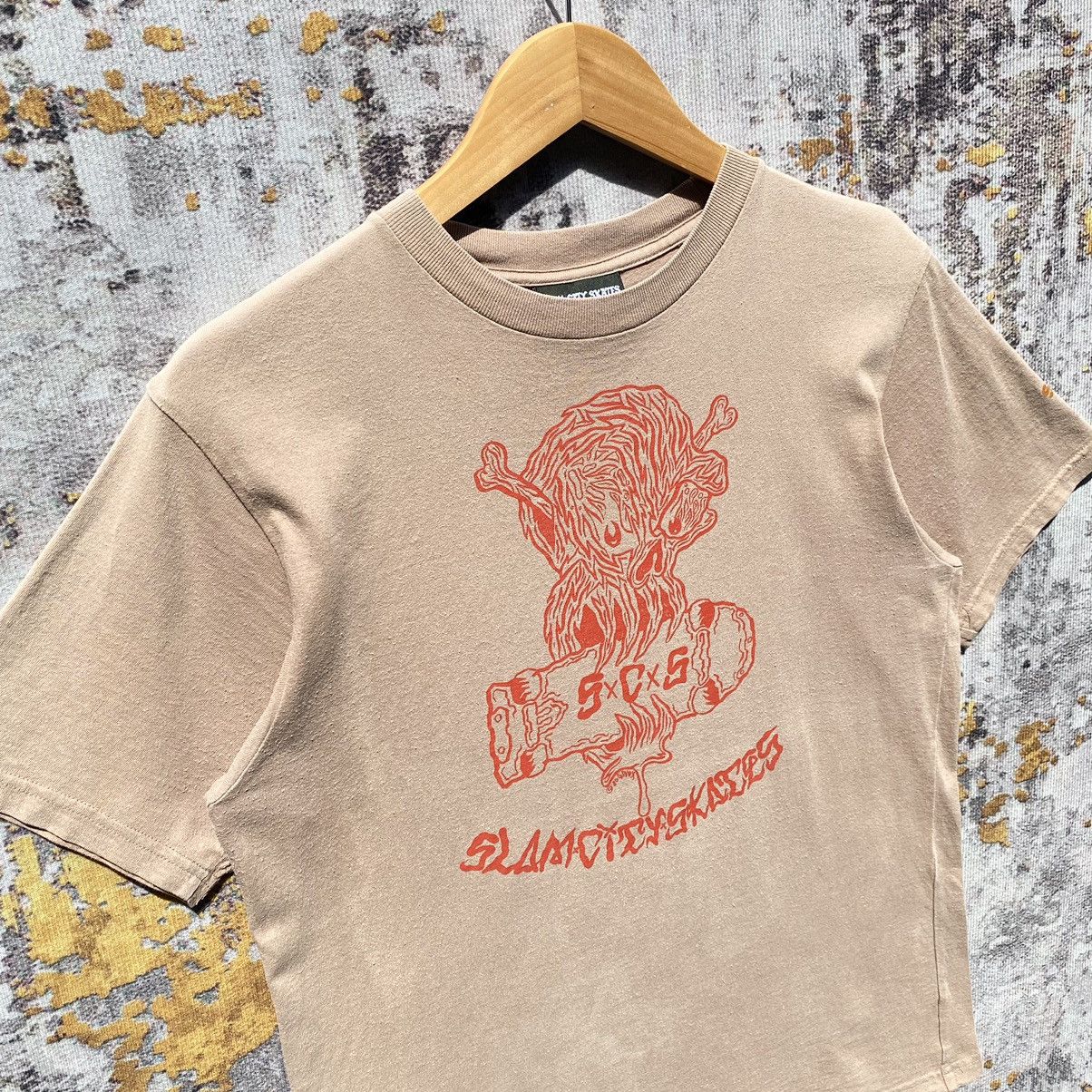 Vintage Vintage Slam City Skates London Pushed Shirt Skateboard Size US S / EU 44-46 / 1 - 5 Thumbnail