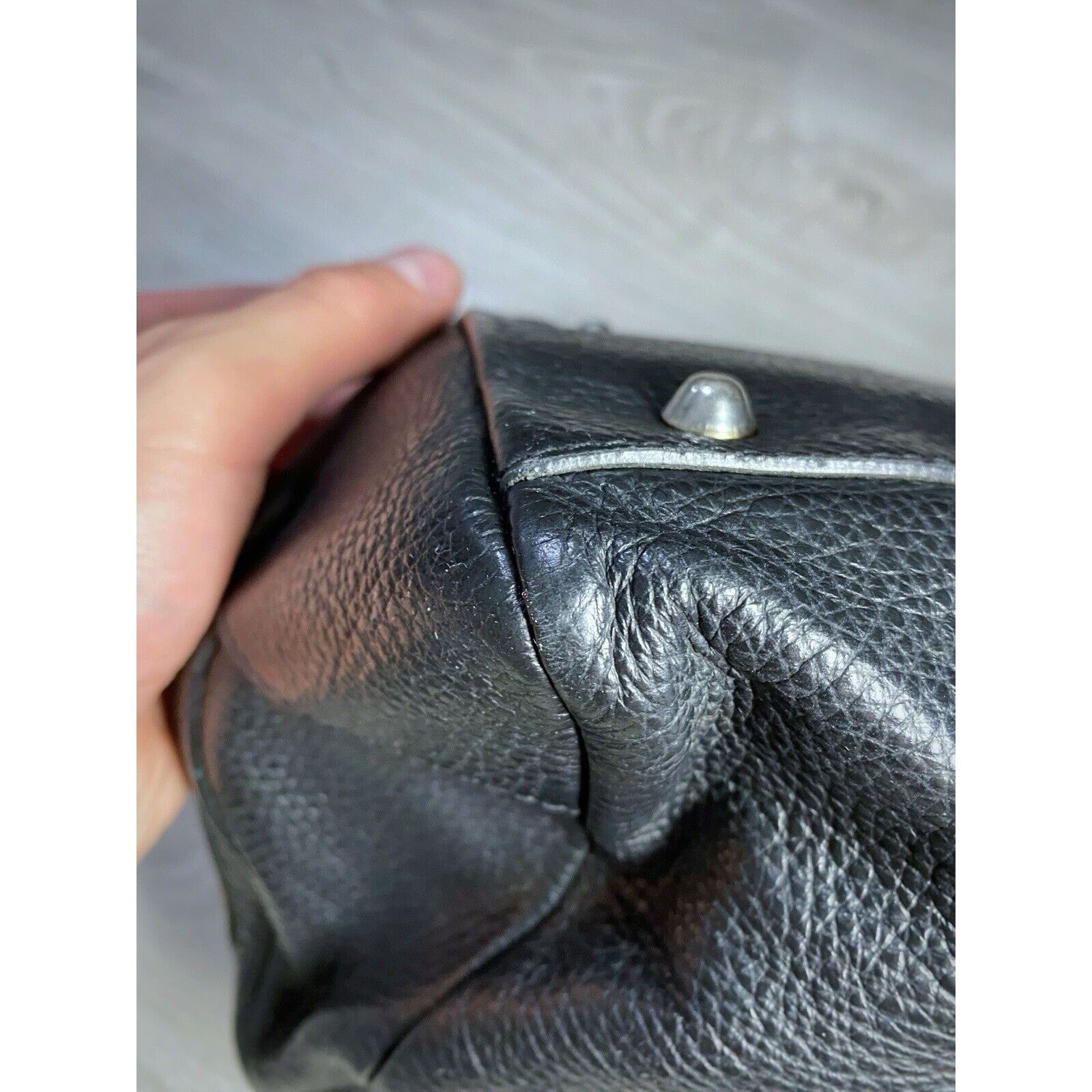 Versace × Versace Jeans Couture Versace Collection Leather Shoulder bag Black Made In Italy Size ONE SIZE - 12 Thumbnail