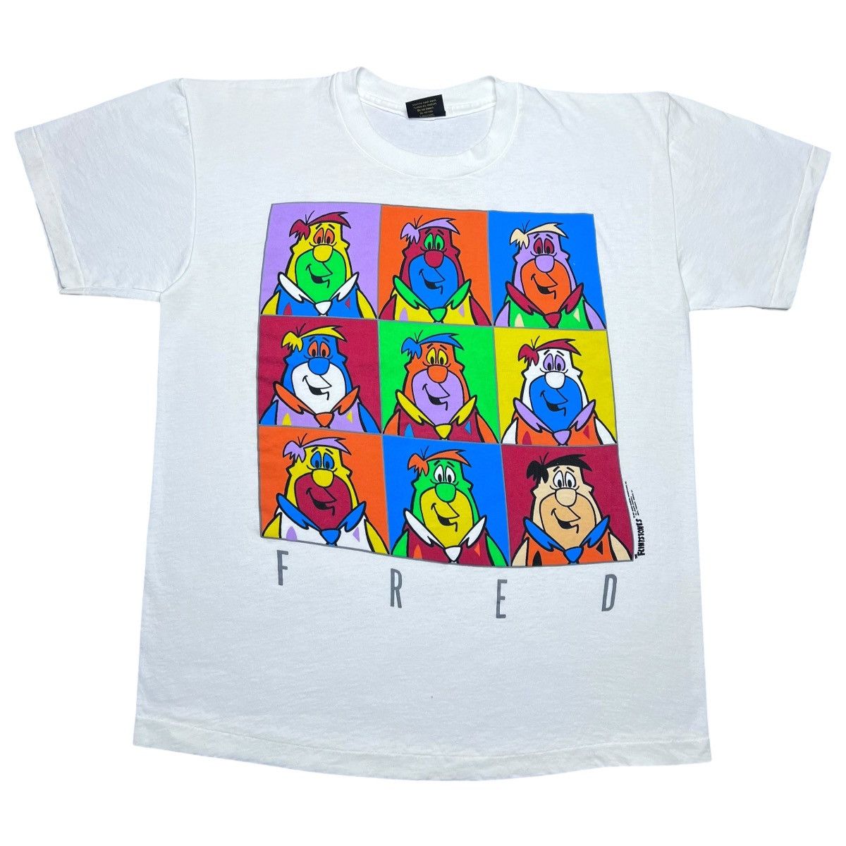 Changes Vintage 1991 Fred Flintstone Andy Warhol Style Pop Art Tee Size US L / EU 52-54 / 3 - 1 Thumbnail