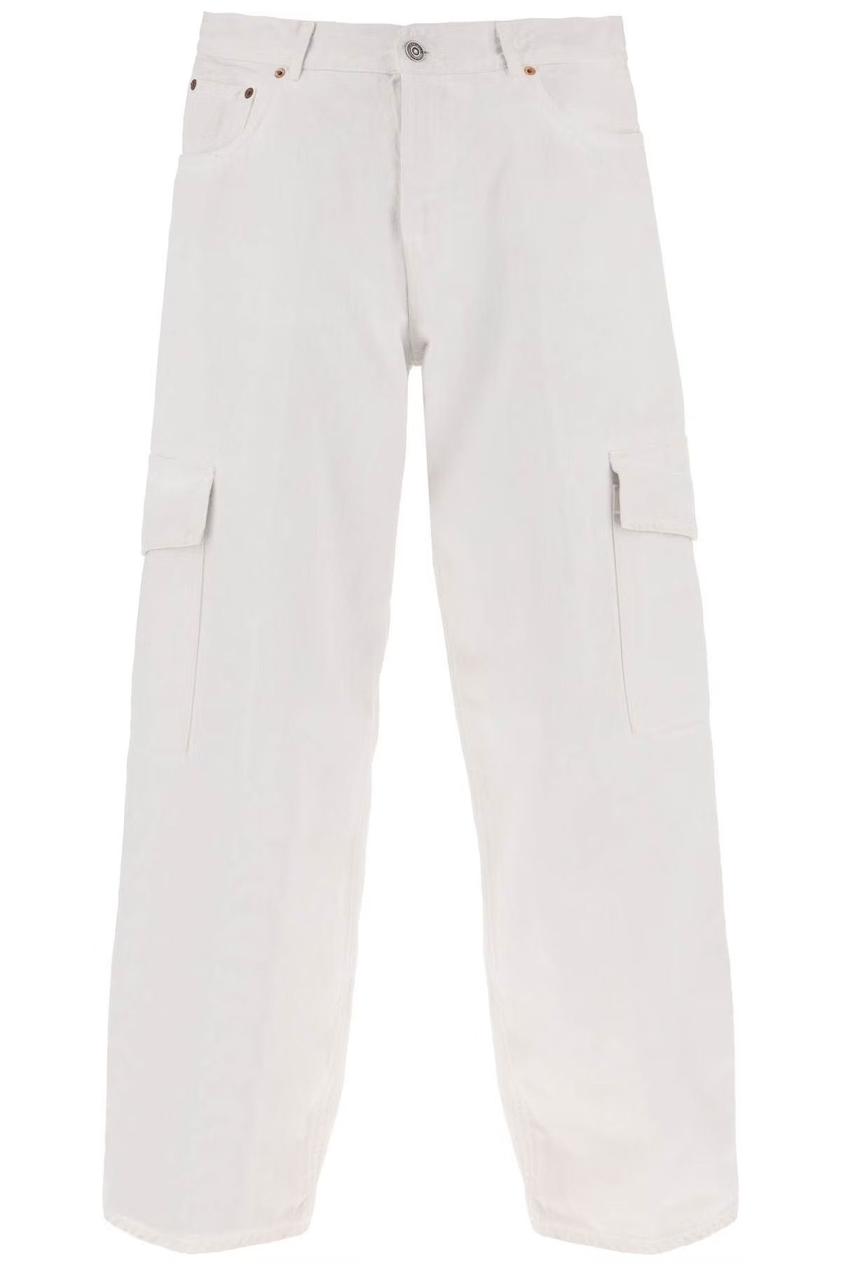 image of Haikure O1S22I1N0524 Bethany Cargo Jeans In White, Women's (Size 27)