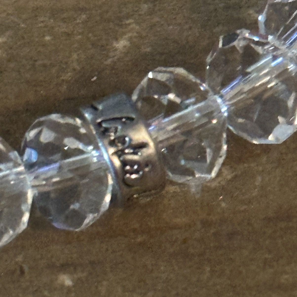 Other Cookie Lee clear faceted crystal bead stretch bracelet Size ONE SIZE - 5 Thumbnail