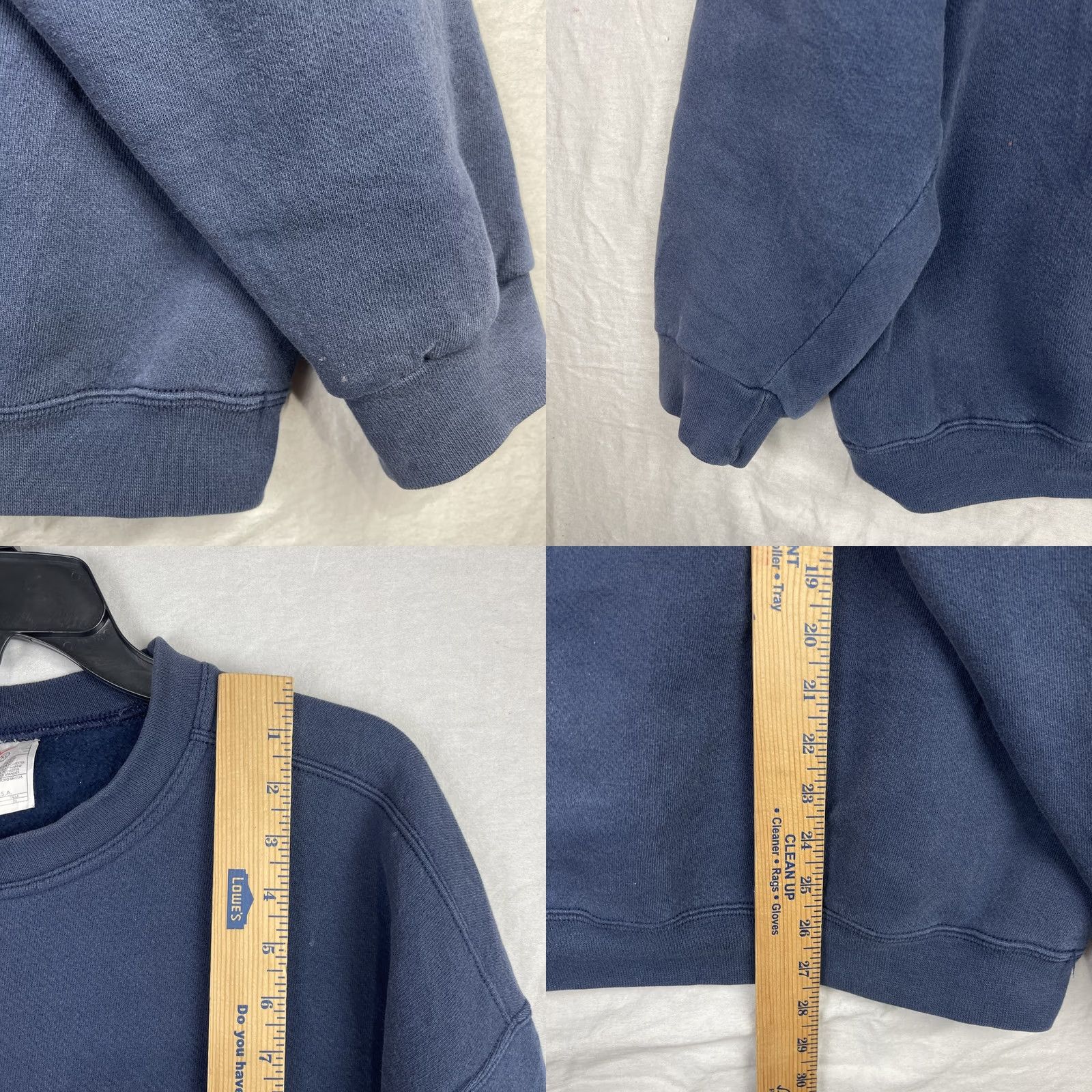 Nike VINTAGE Nike Sweatshirt Mens XL Navy Long Sleeve Crewneck Made In USA Sweatshirt Size US XL / EU 56 / 4 - 8 Thumbnail