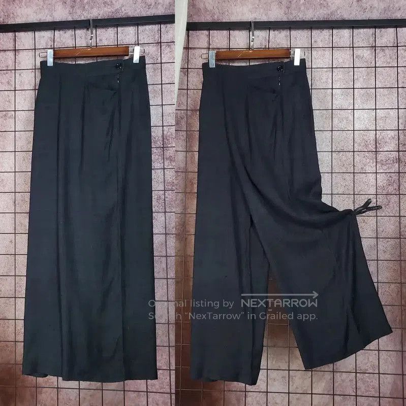 Kenzo KENZO Summer Dark Gray Silk Casual Pants . Size 23" - 1 Thumbnail